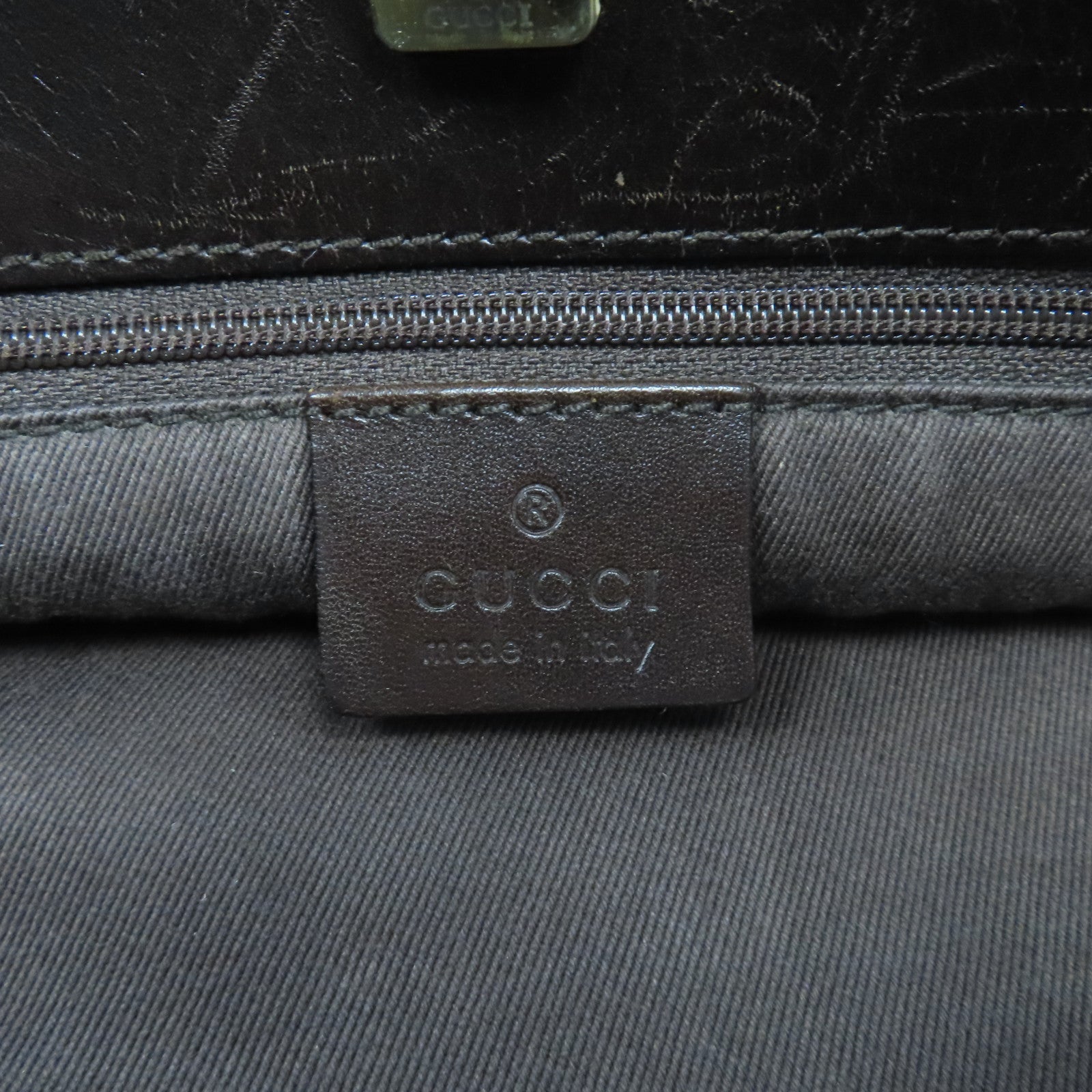 GUCCI 帆布Shoulder Bag金扣肩背袋啡色