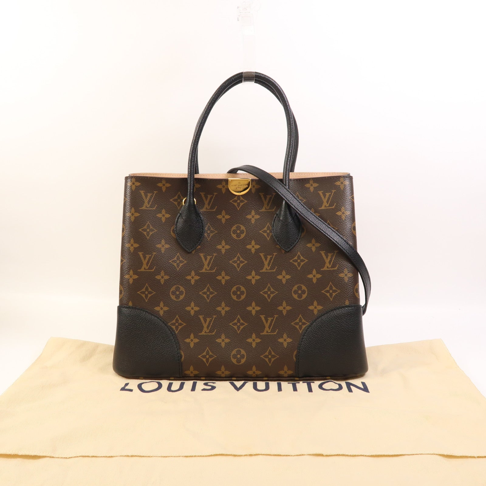 LOUIS VUITTON Monogram Flandrin金扣手挽肩背兩用袋