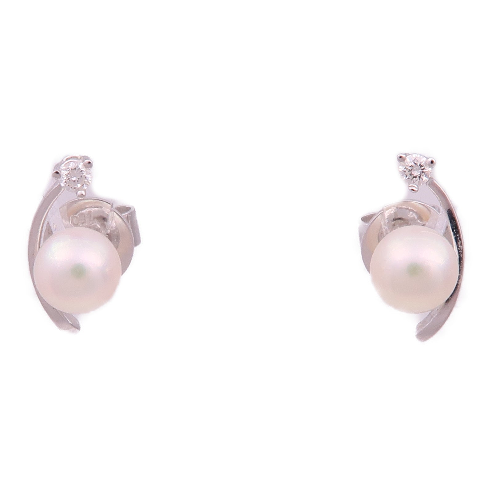 JEWELRY 18K白金Diamond Earrings鑽石耳環