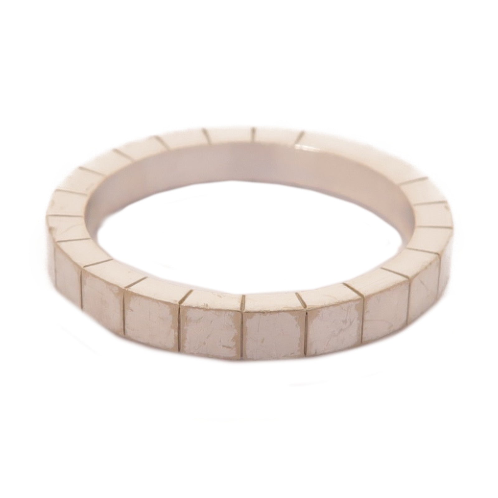 CARTIER 18K白金Laniere Ring戒指Cartier#58/US#8.5