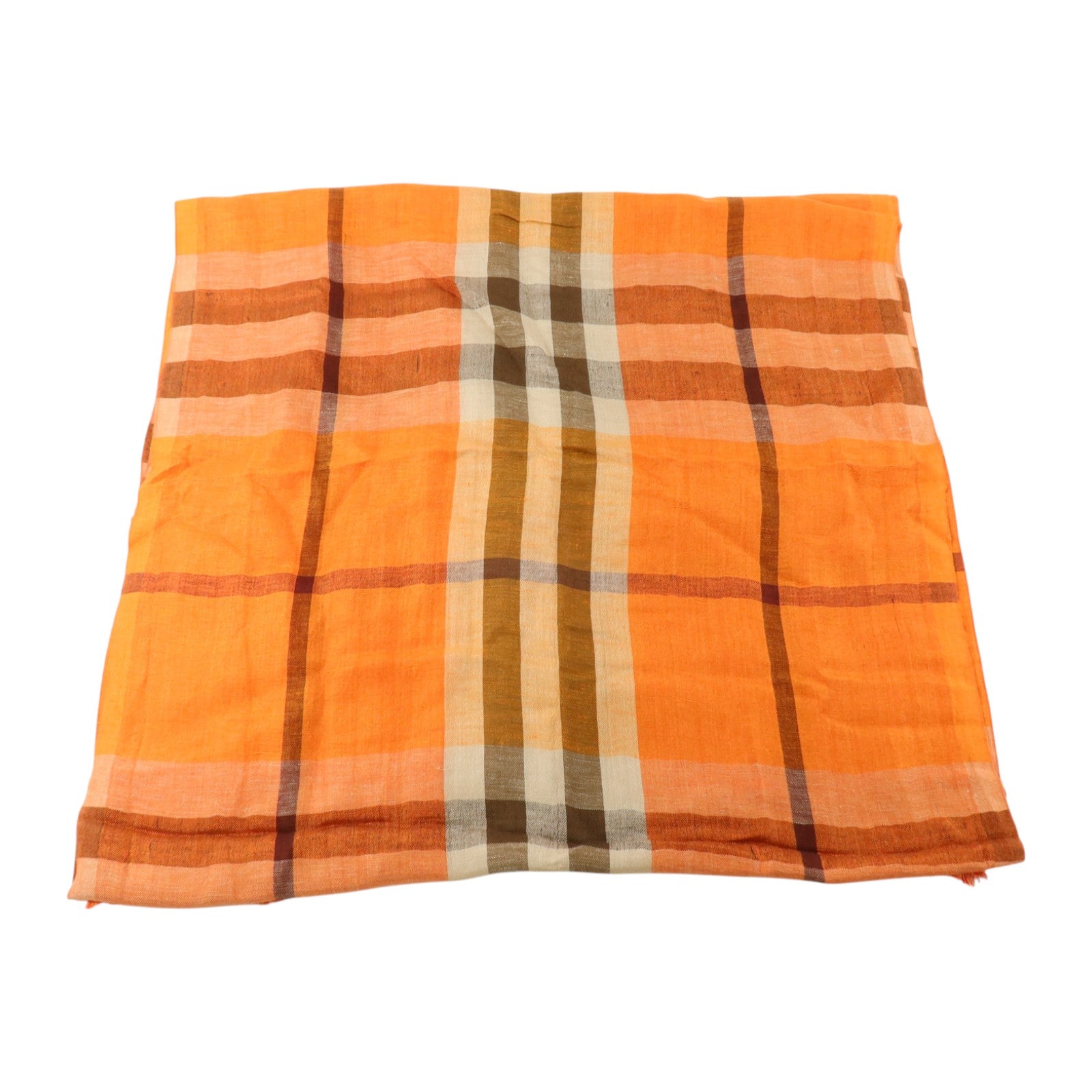 BURBERRY 絲質/麻質Scarf 180x50cm絲巾