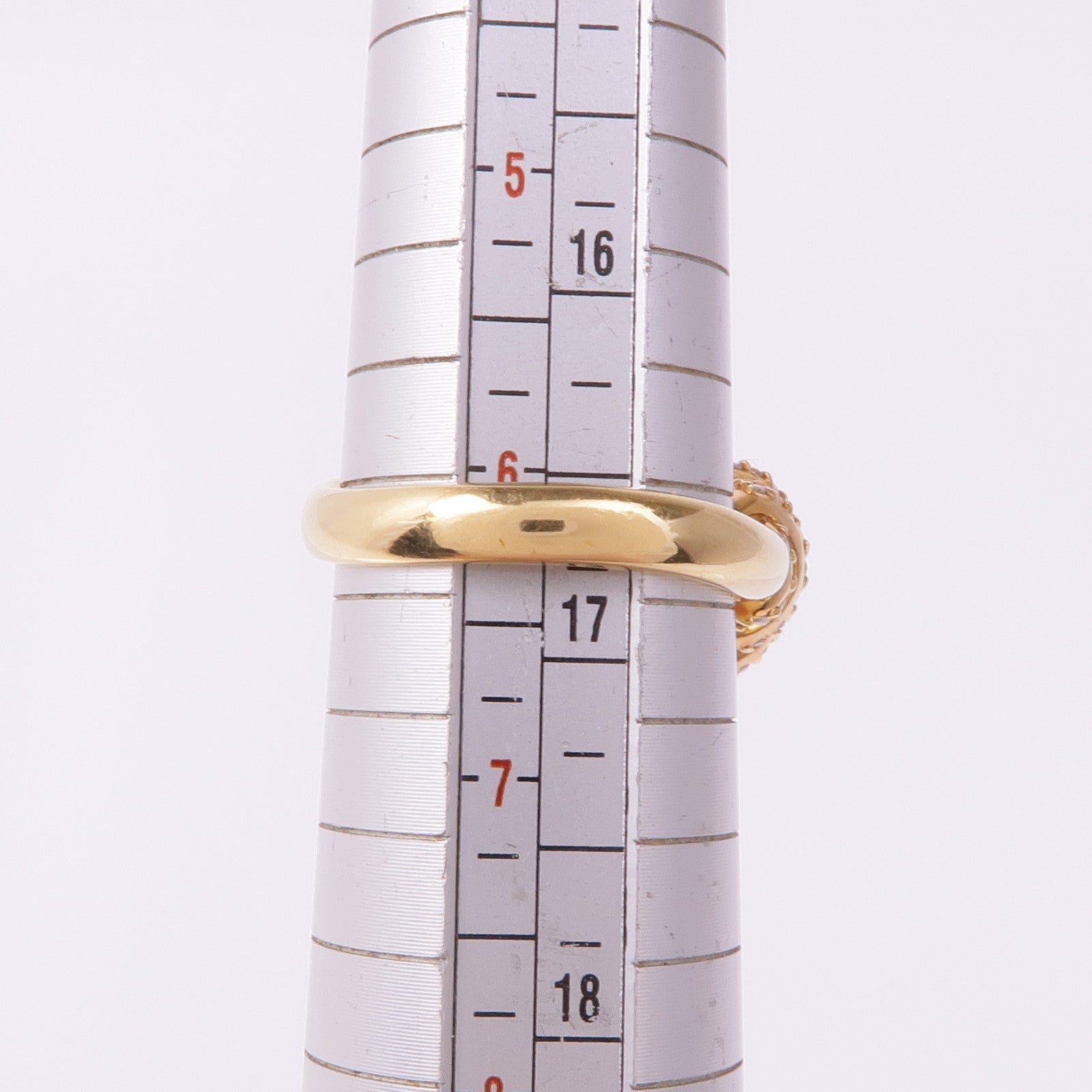 JEWELRY 18K黃金Pearl Diamond Ring珍珠/鑽石戒指US#6.5