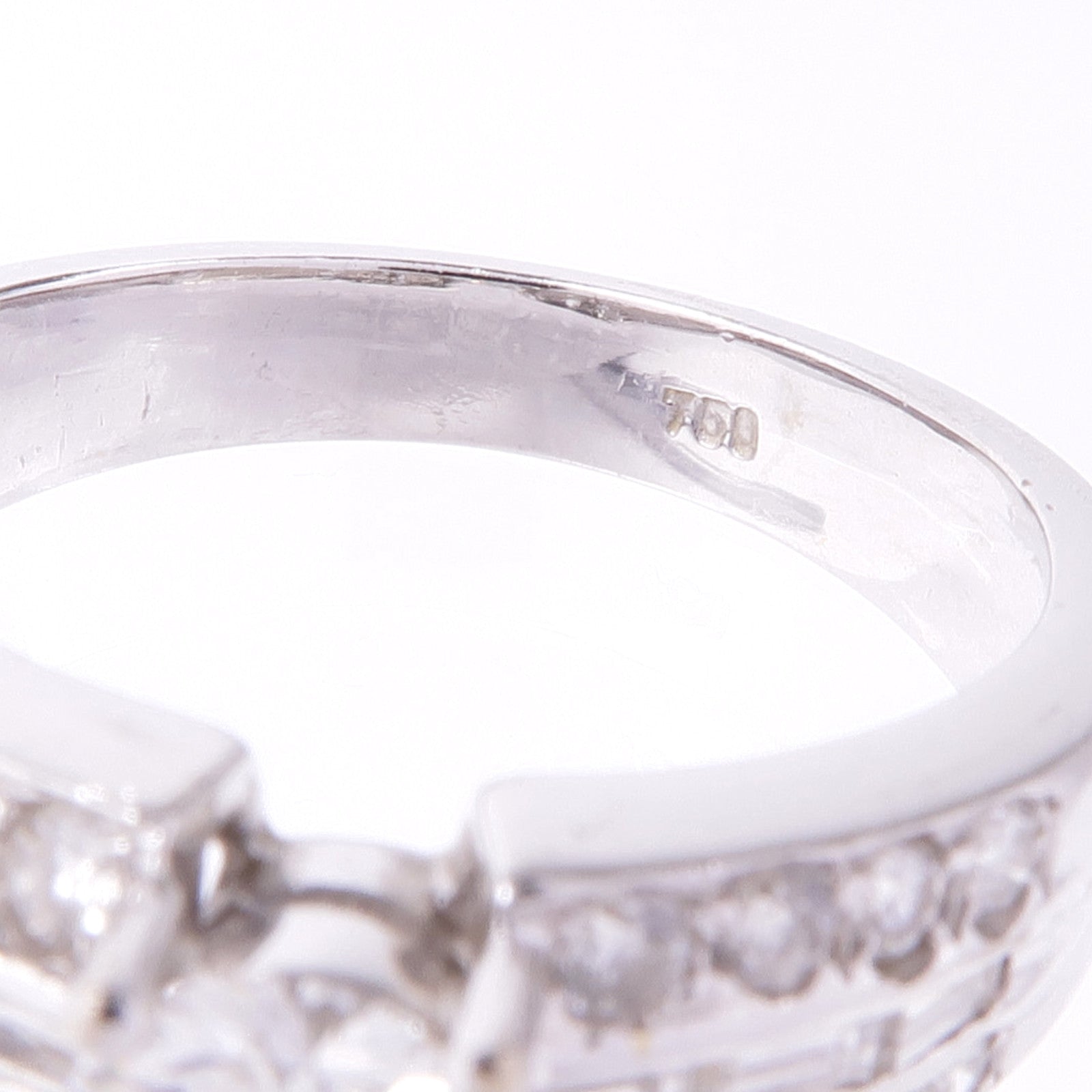 JEWELRY 18K白金Diamond Ring鑽石戒指US#6.25