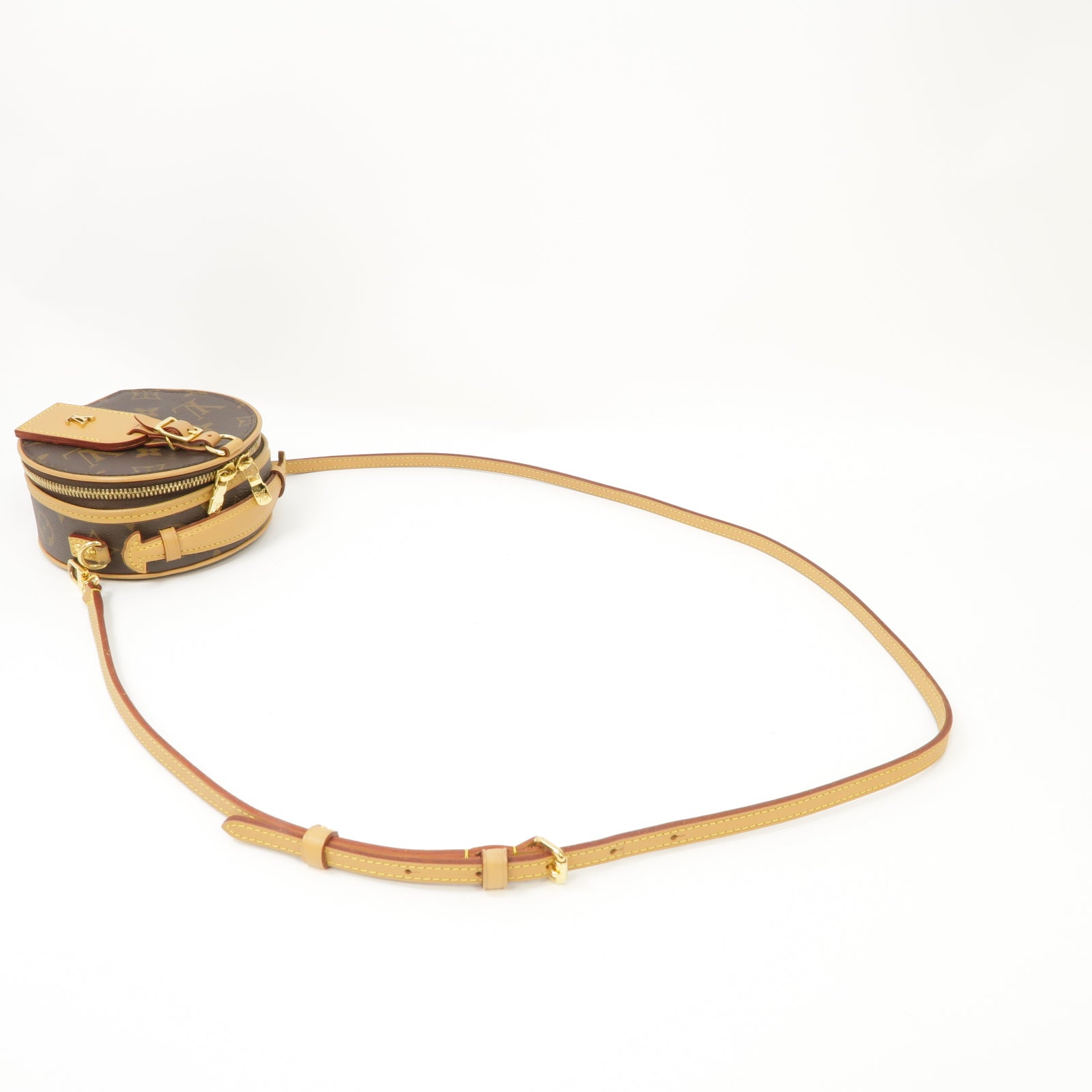 LOUIS VUITTON Monogram Mini Bolite Chapeau金扣手挽肩背兩用袋啡色