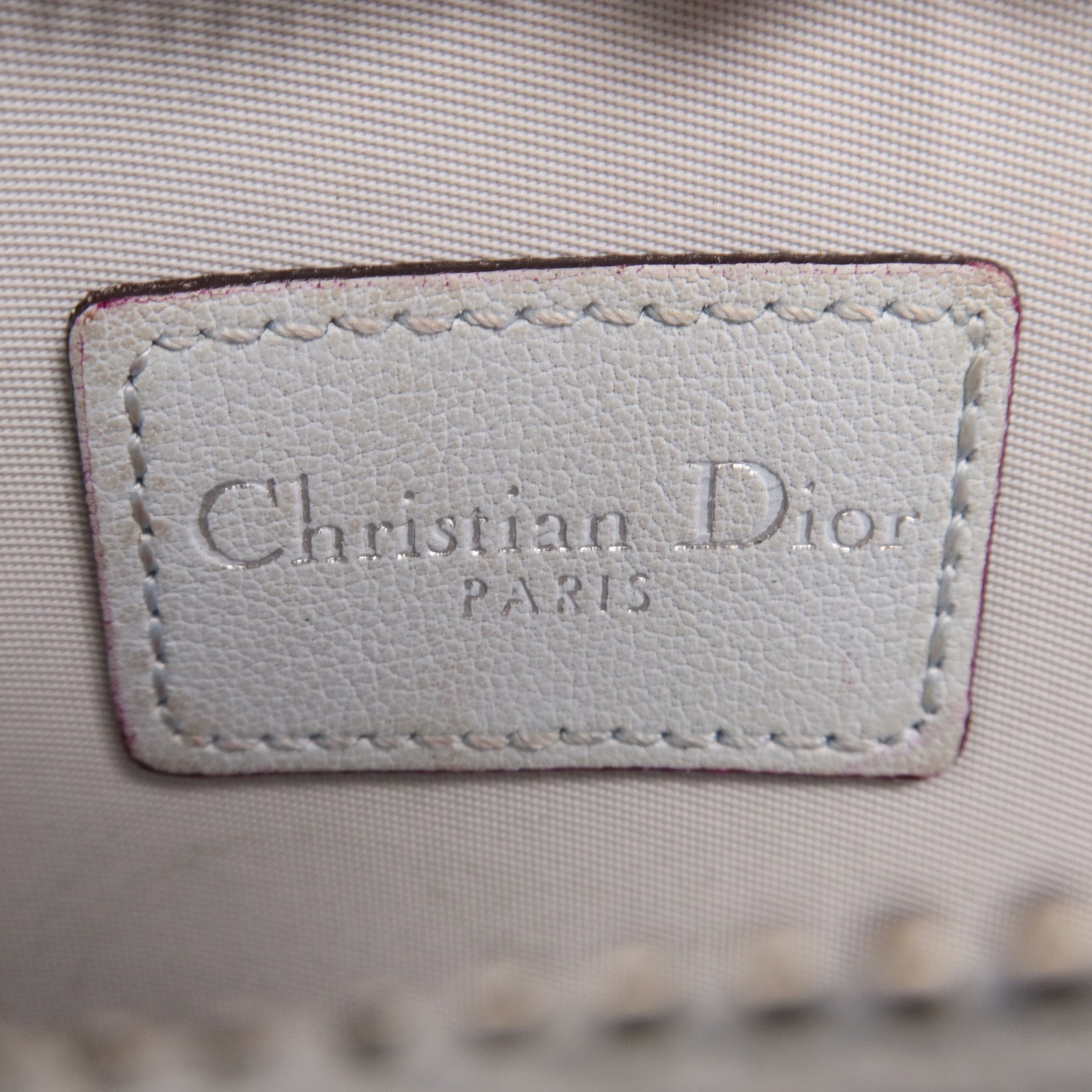 Dior 牛皮皮革Card Case銀扣卡片套