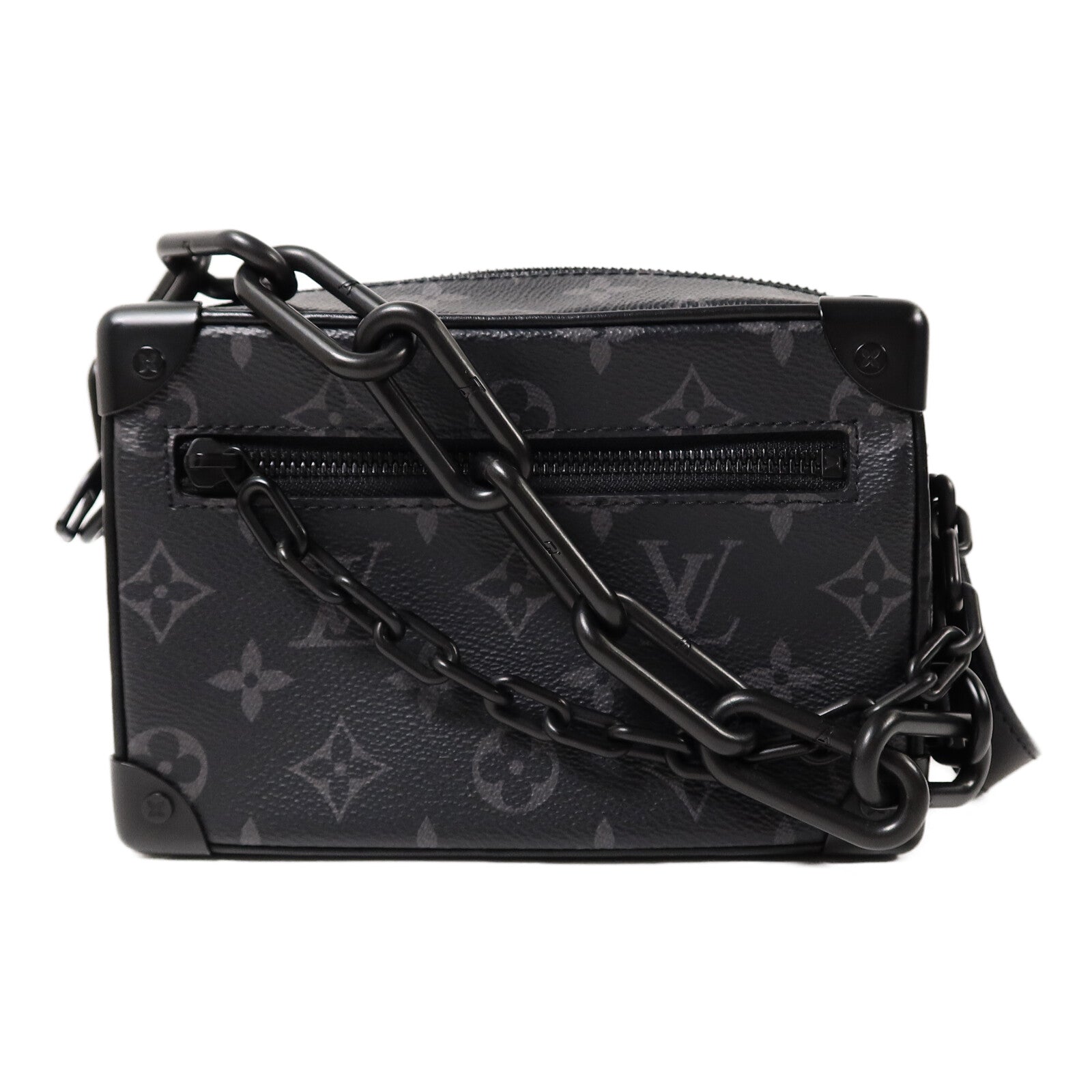 LOUIS VUITTON Monogram Eclipse Mini Soft Trunk肩背袋