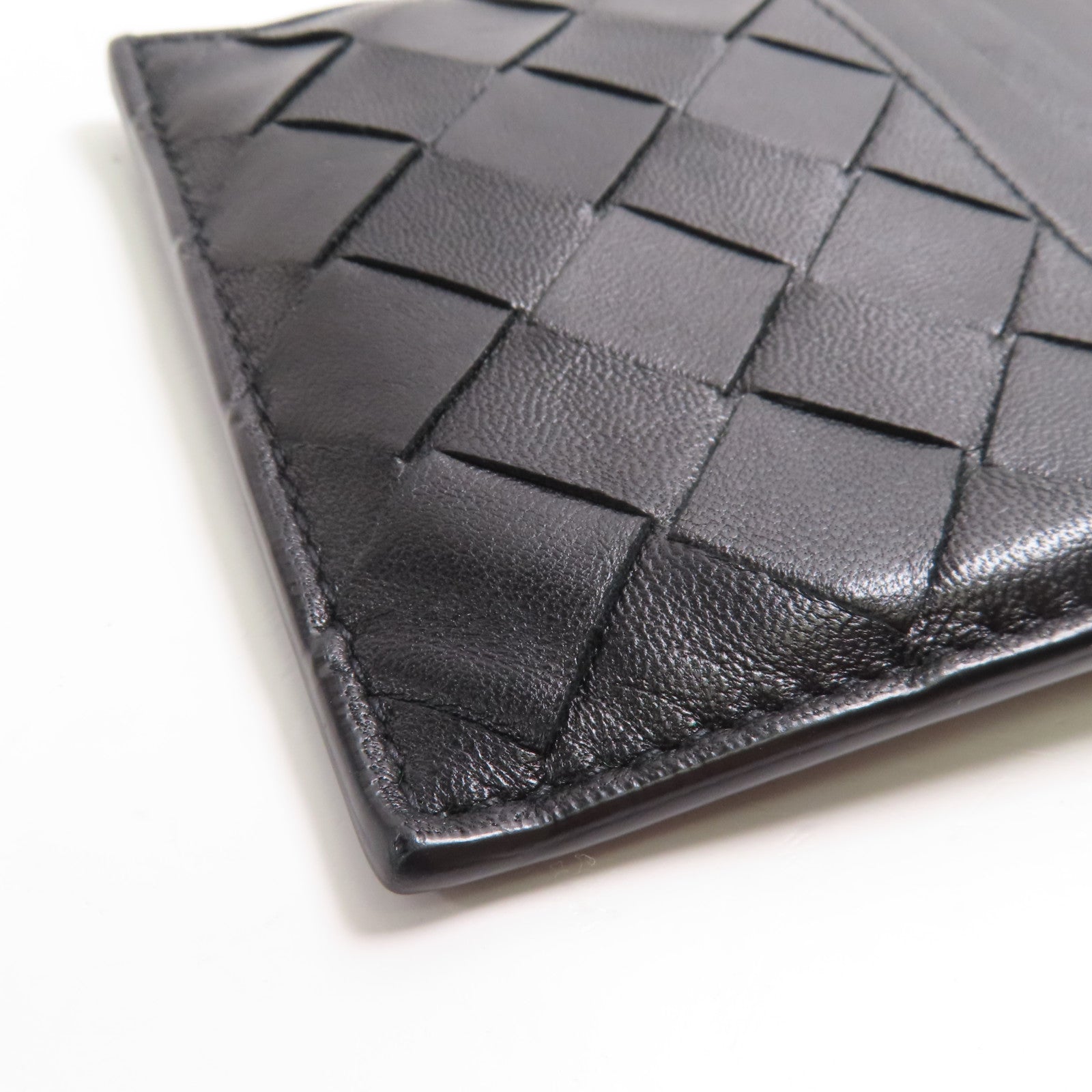 BOTTEGA VENETA 牛皮皮革Card Case銀扣卡片套