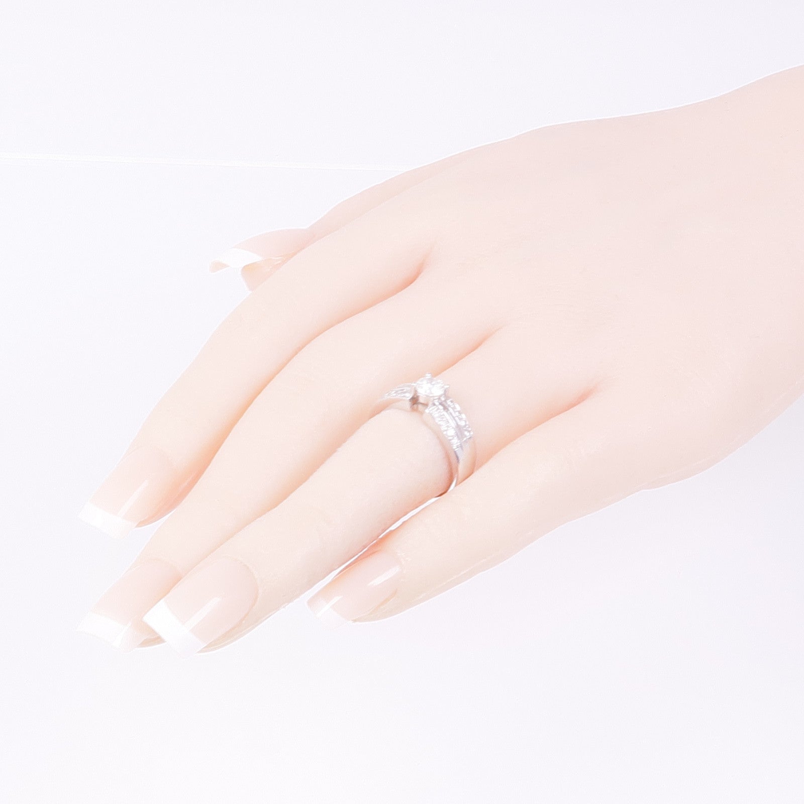 JEWELRY 18K白金Diamond Ring鑽石戒指US#6.25