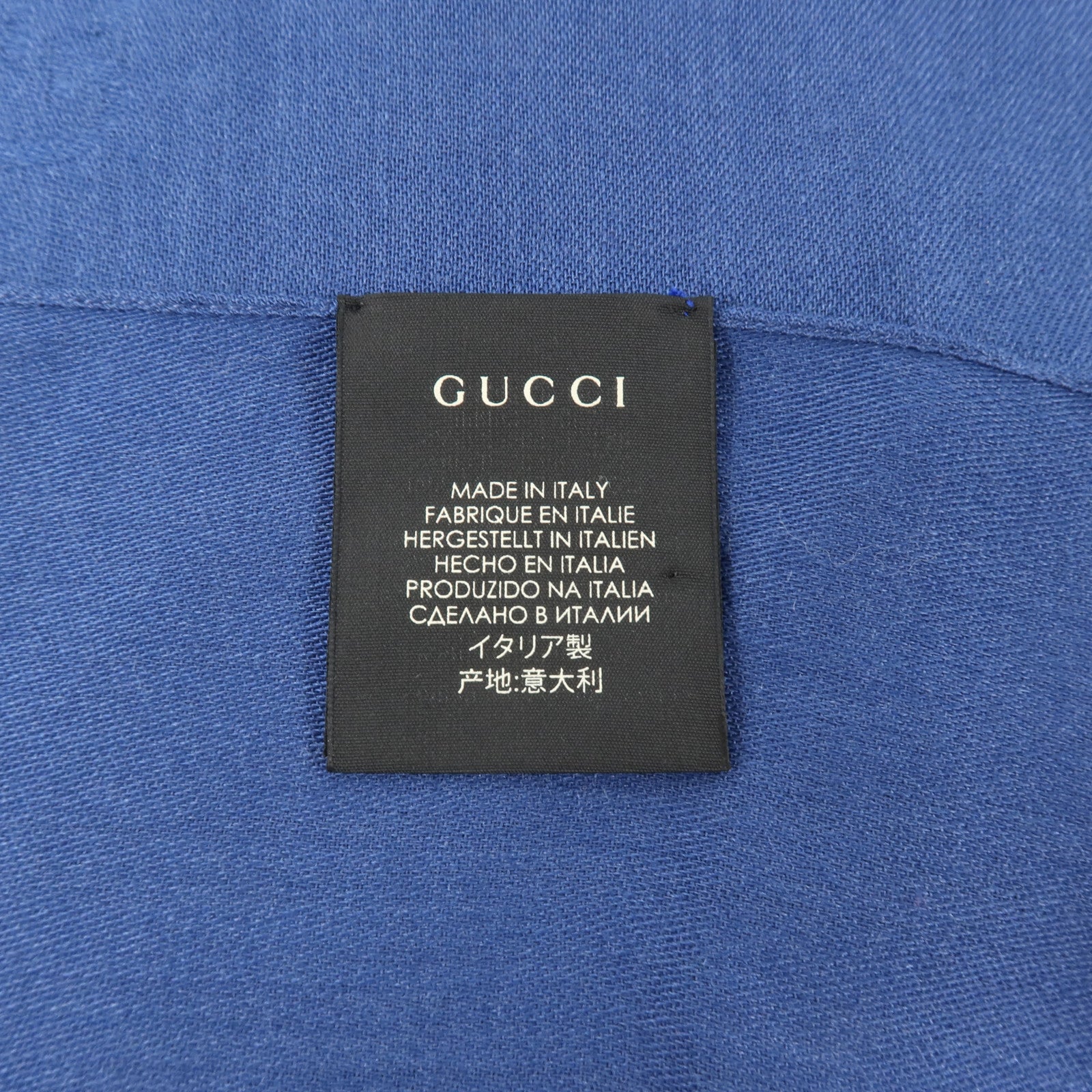 GUCCI 羊毛/絲質Scarf 45X180cm絲巾