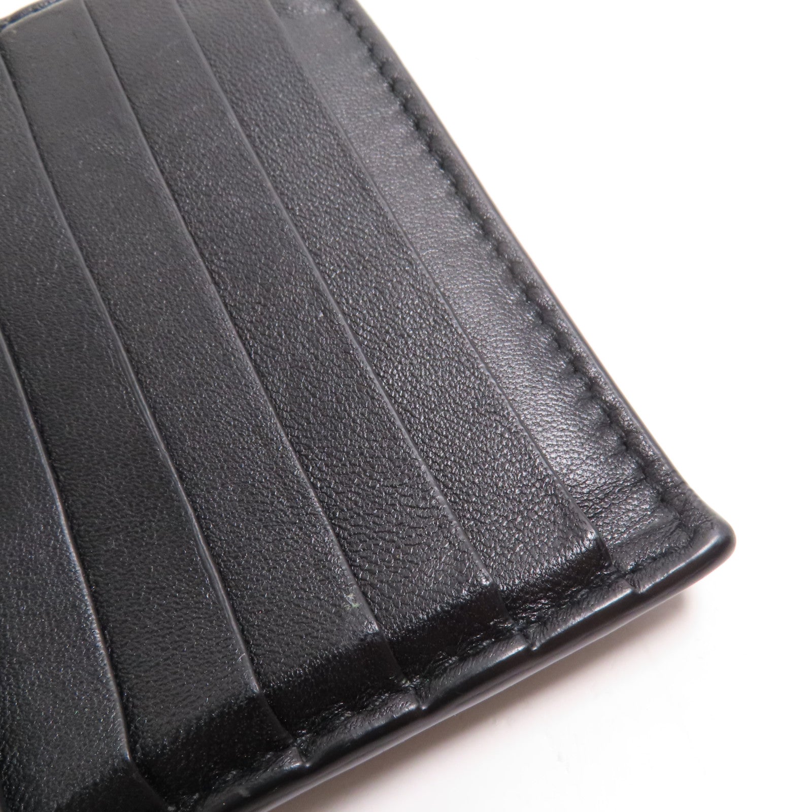 BOTTEGA VENETA 牛皮皮革Card Case銀扣卡片套