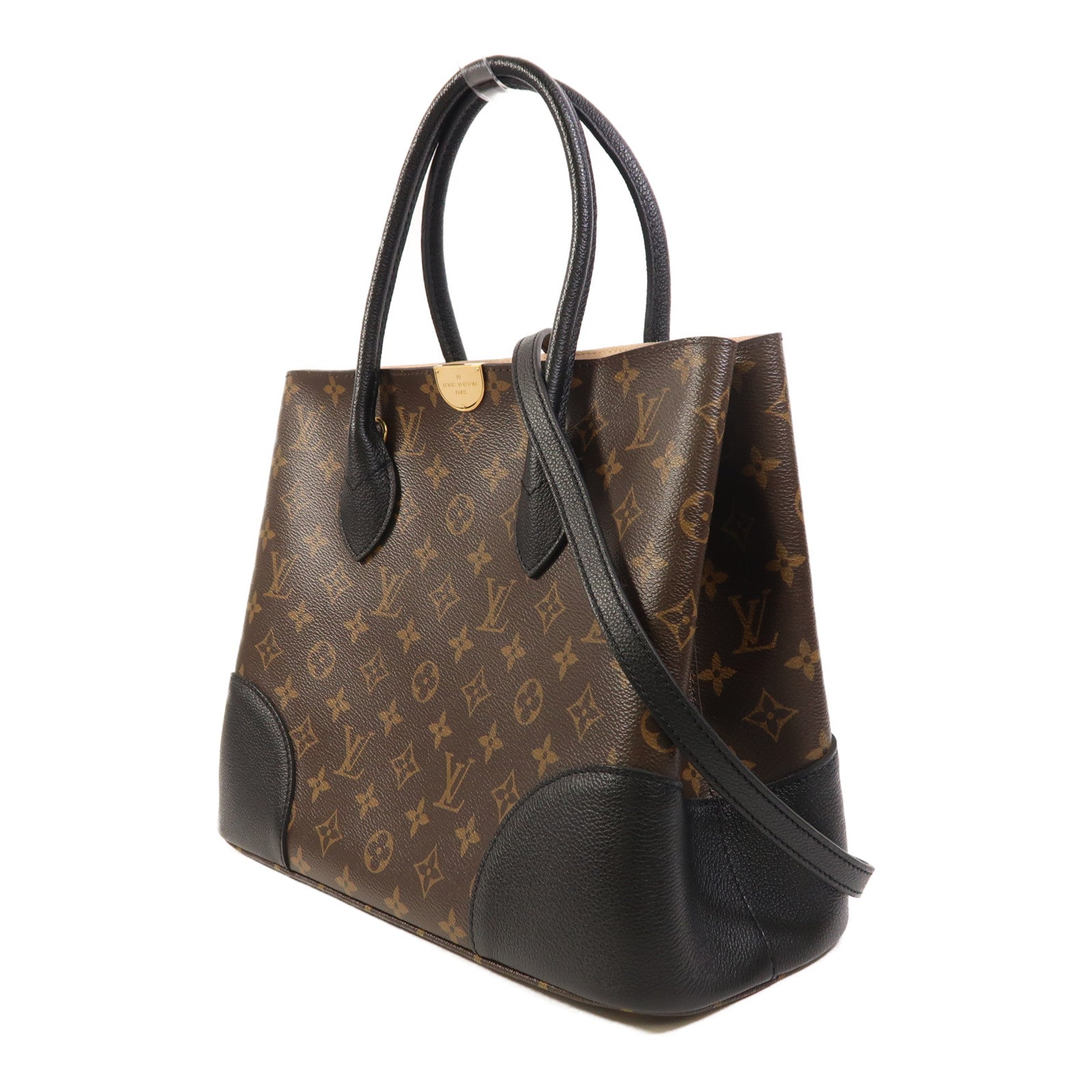 LOUIS VUITTON Monogram Flandrin金扣手挽肩背兩用袋
