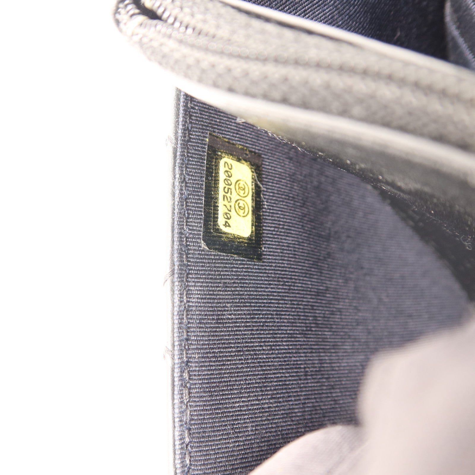 CHANEL 牛皮皮革WOC Wallet On Chain銀扣鏈帶肩背袋