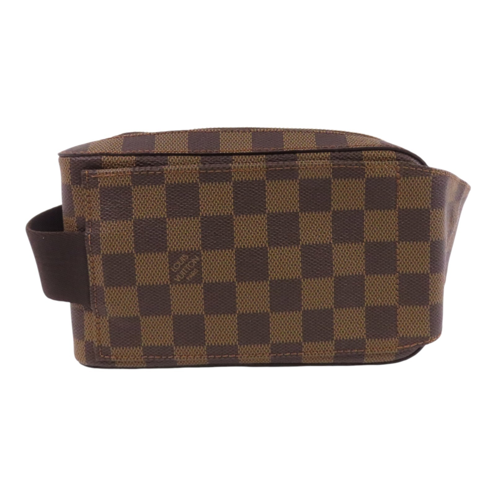 LOUIS VUITTON Damier Ebene Geronimo金扣腰包肩背兩用袋