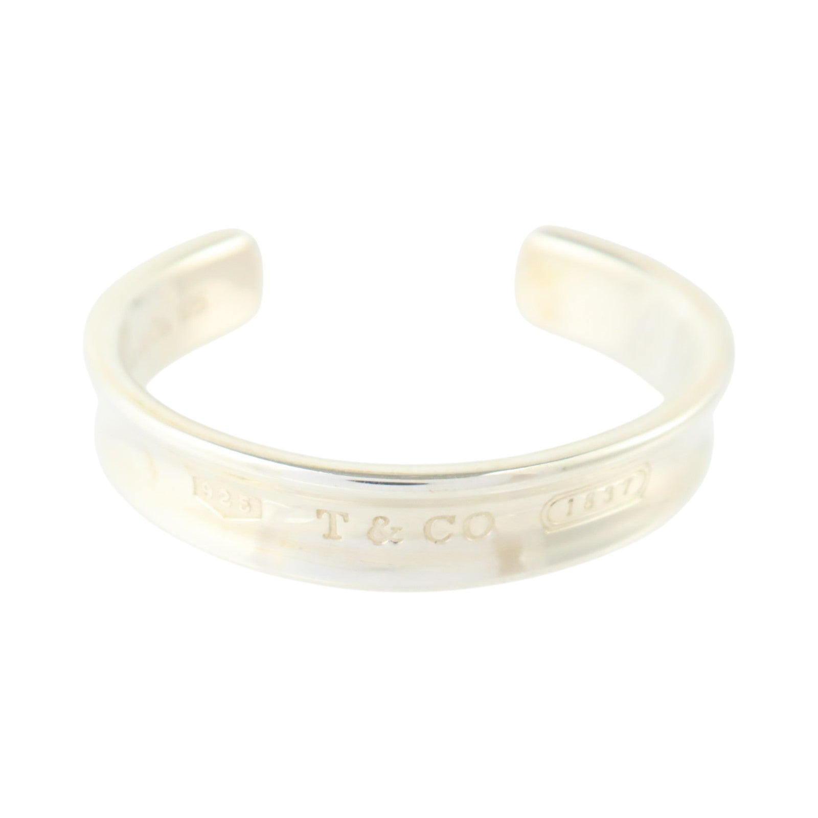 TIFFANY＆CO 925純銀Cuff Bracelet手鐲