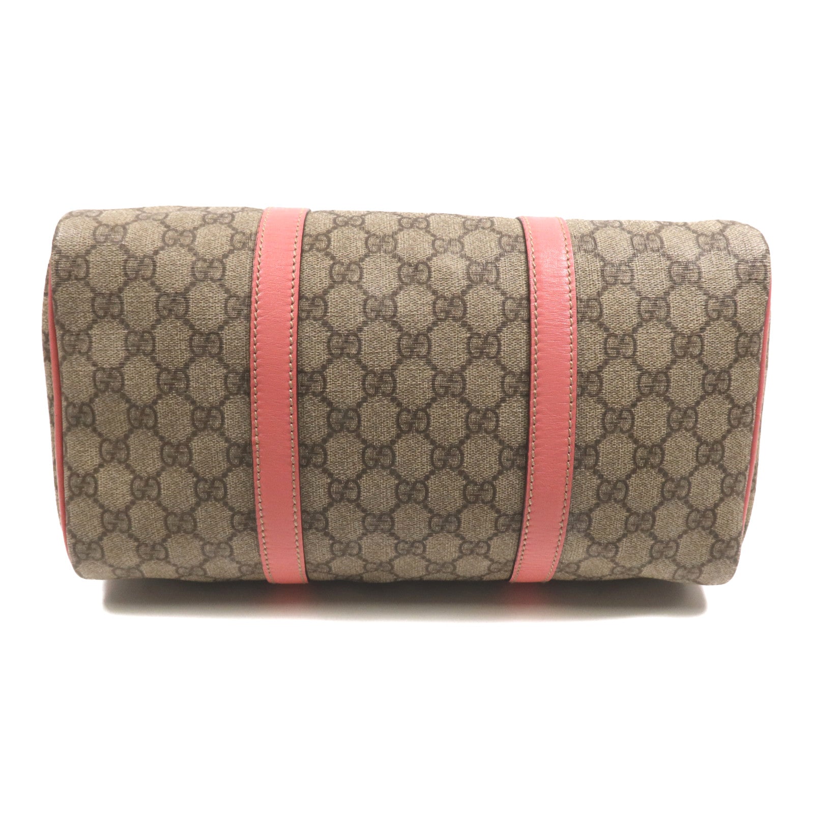 GUCCI 塗層帆布Boston Bag金扣手挽袋