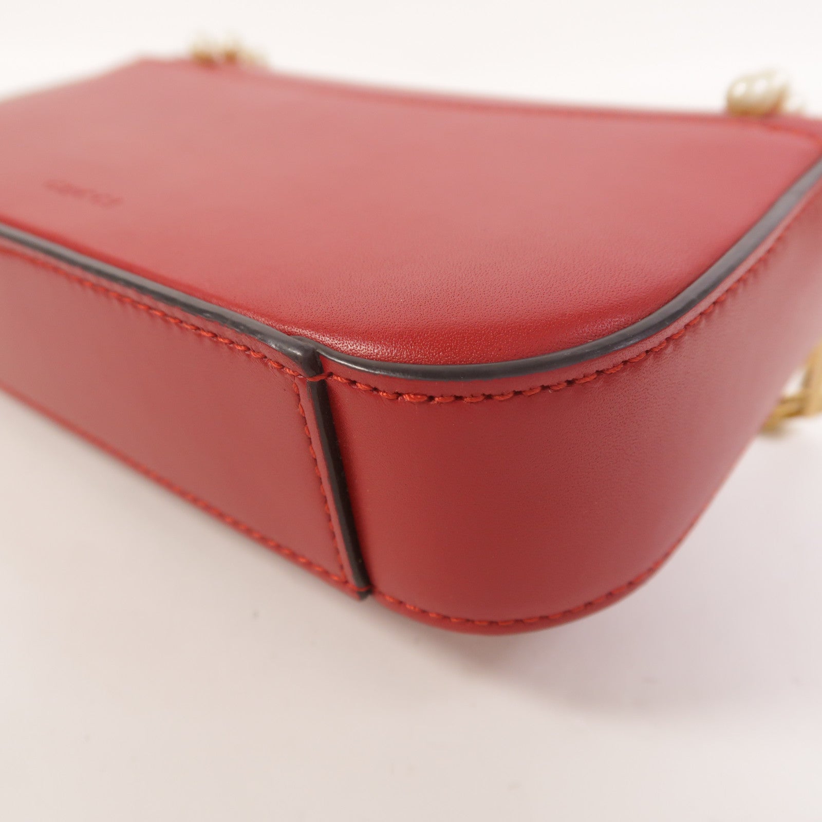 GUCCI 牛皮皮革Pearl Tiger Broadway手挽袋