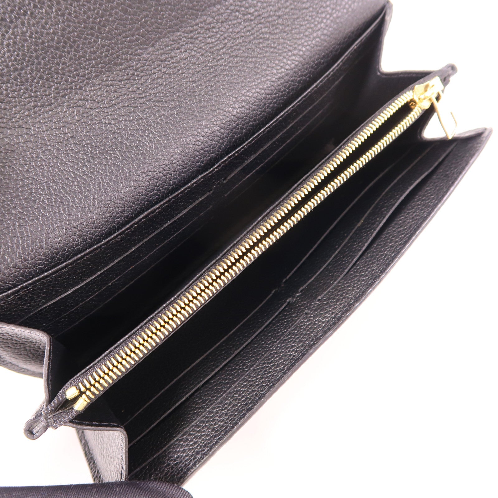 LOUIS VUITTON Monogram Empreinte Sarah Wallet金扣長錢包