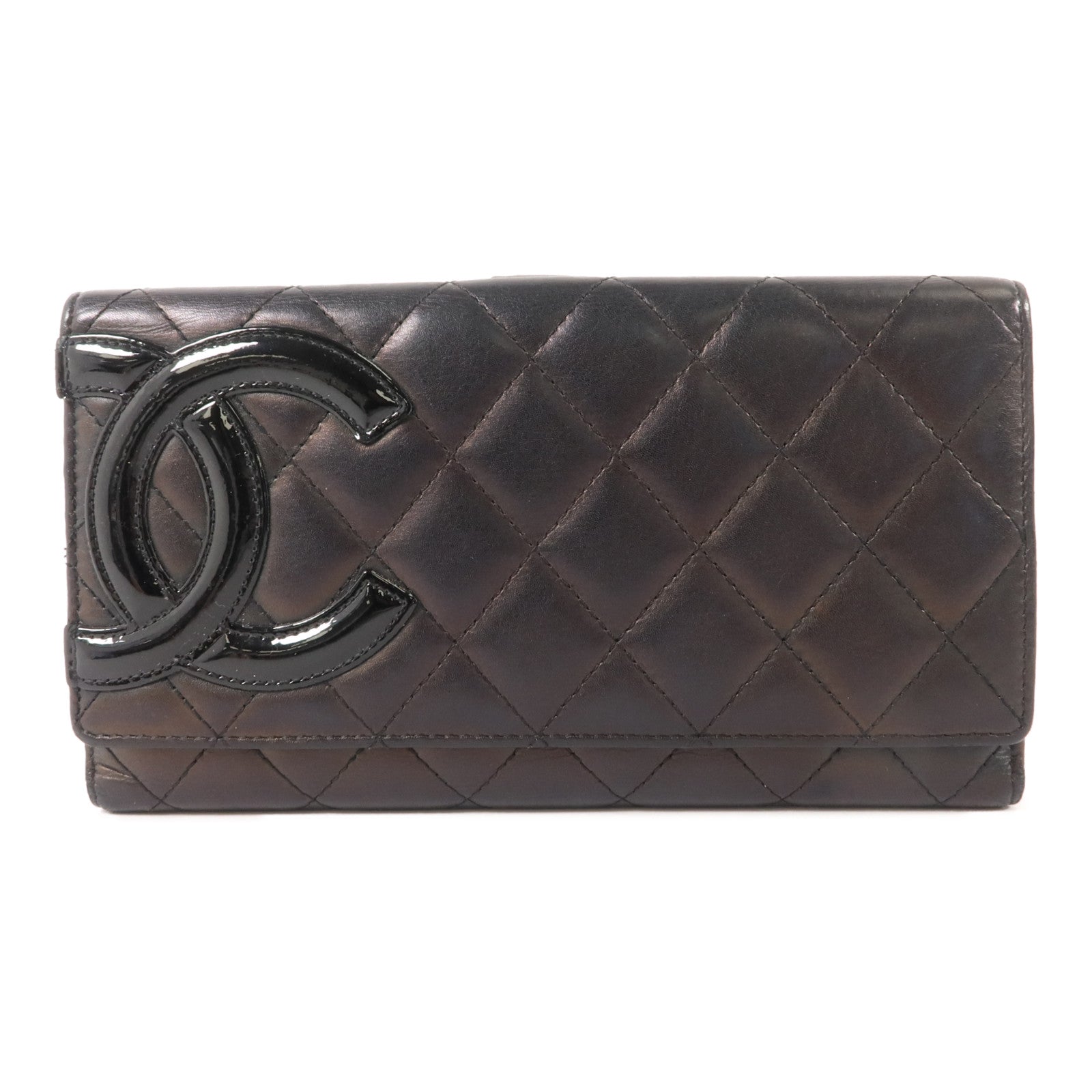 CHANEL 牛皮皮革Cambon Long Wallet長錢包