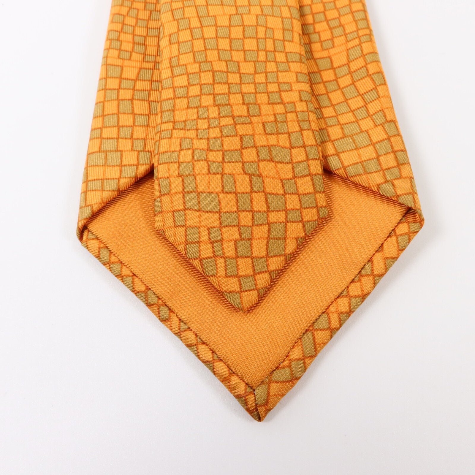 HERMES 絲質Geometric Squares Necktie領帶