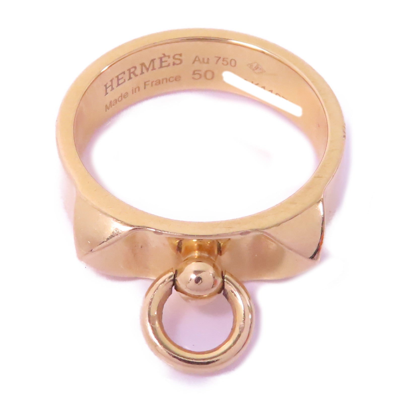 HERMES 【激減優惠】18K玫瑰金CDC Ring戒指Hermes#50/US#5.25