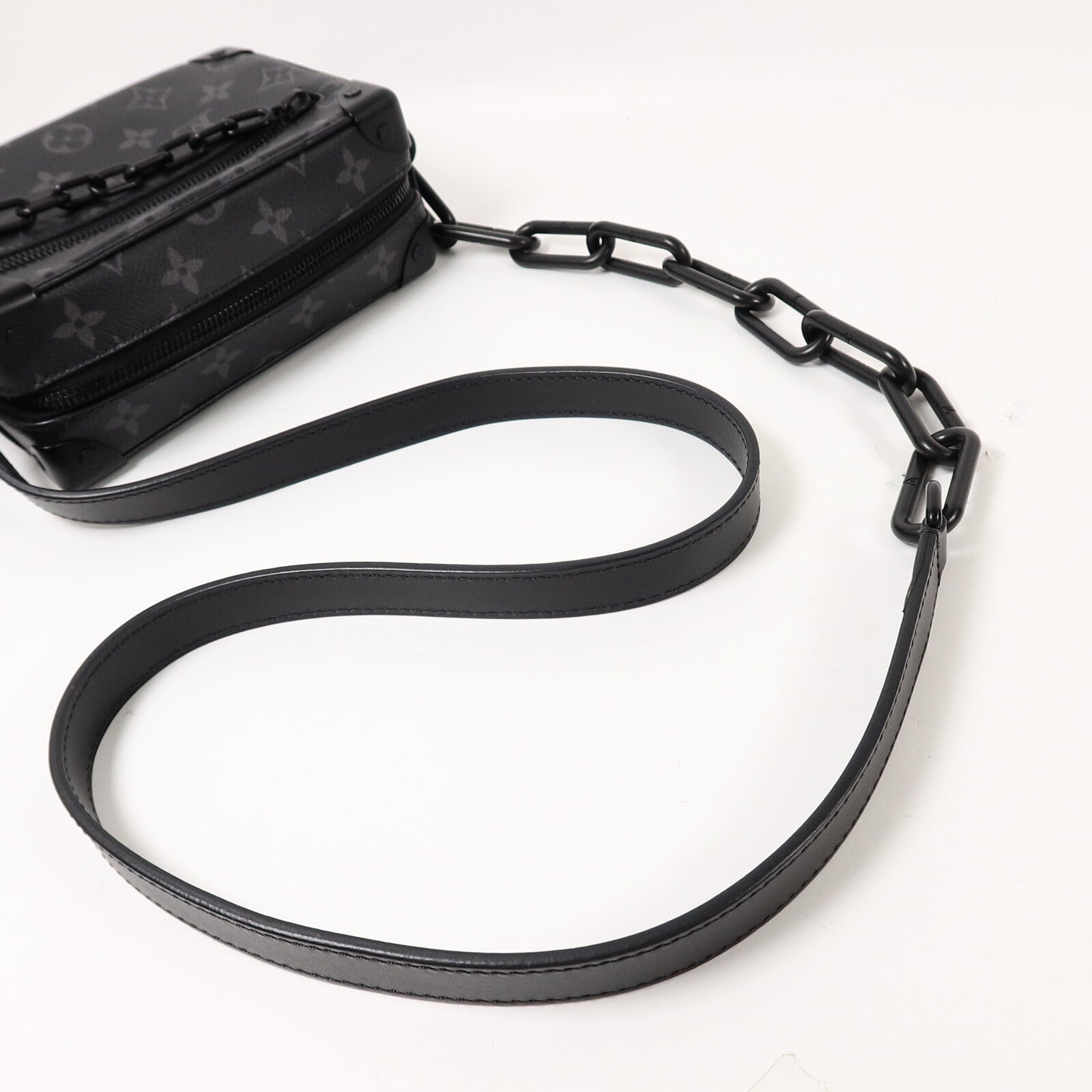 LOUIS VUITTON Monogram Eclipse Mini Soft Trunk肩背袋