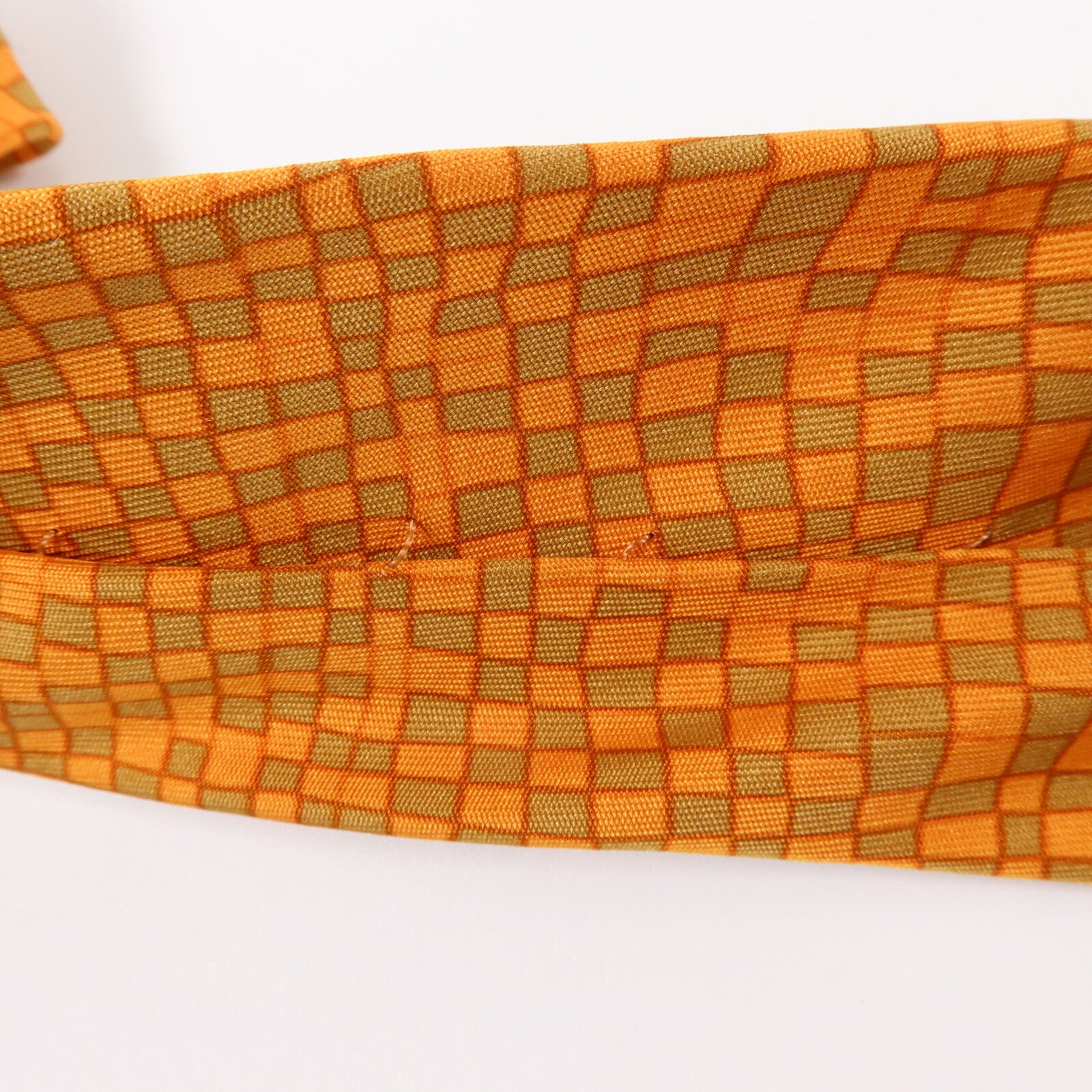 HERMES 絲質Geometric Squares Necktie領帶