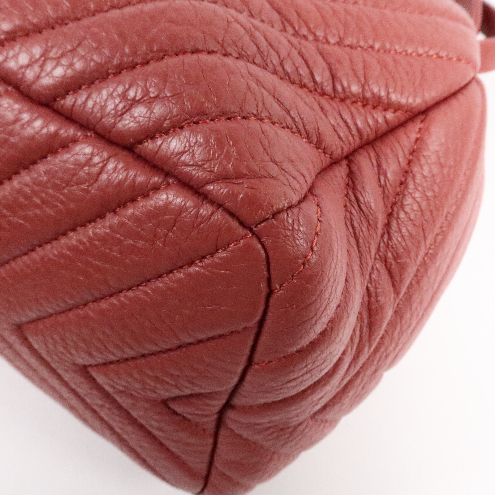 CHANEL 鹿皮皮革Bucket Bag手挽肩背兩用袋