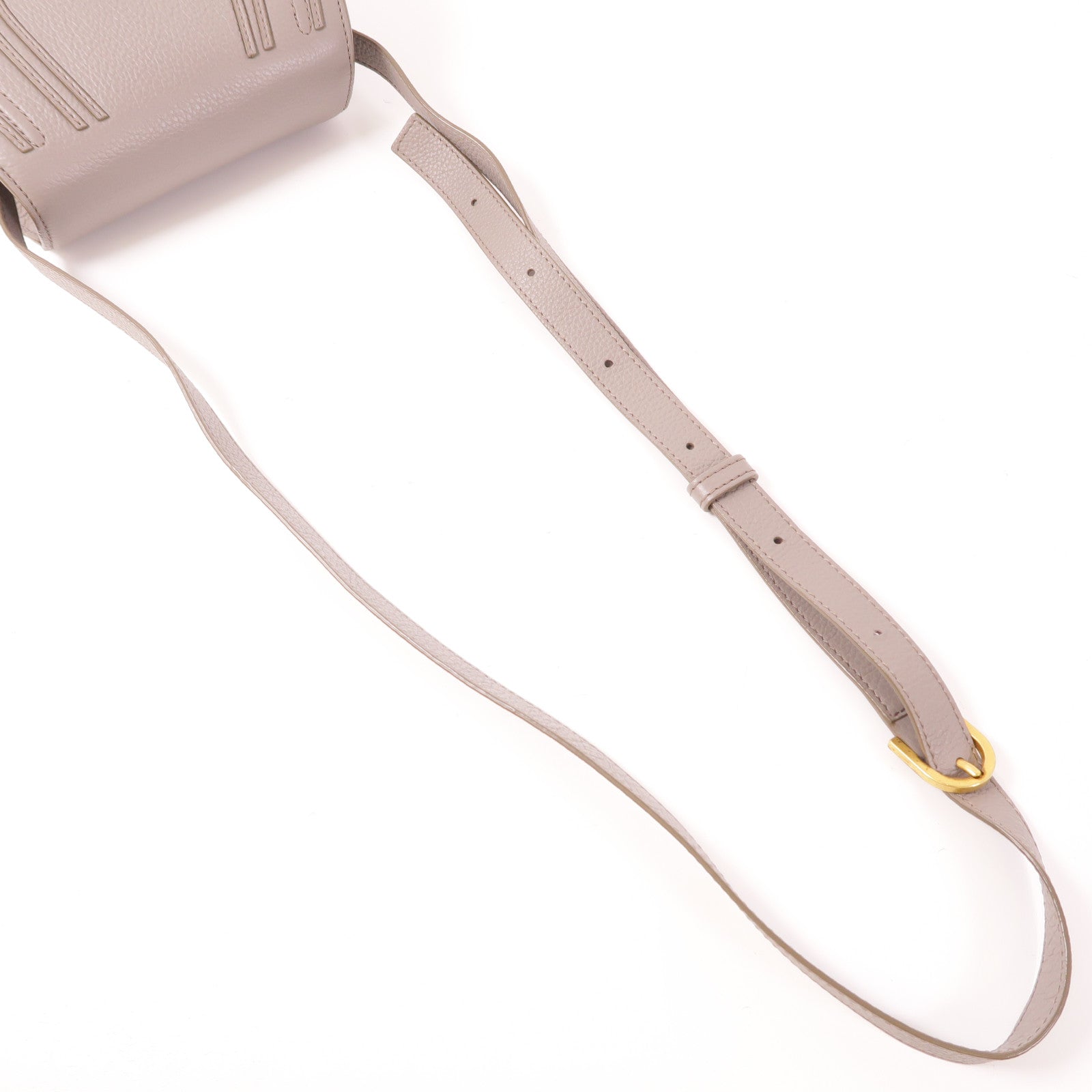 Chloe 牛皮皮革Shoulder Bag金扣肩背袋