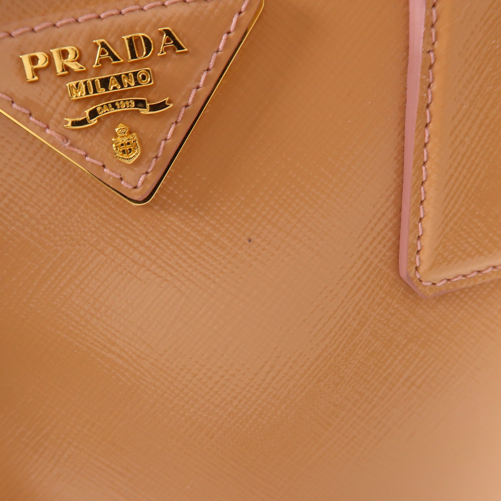 PRADA 漆皮皮革2 Way Shoulder Bag金扣手挽肩背兩用袋