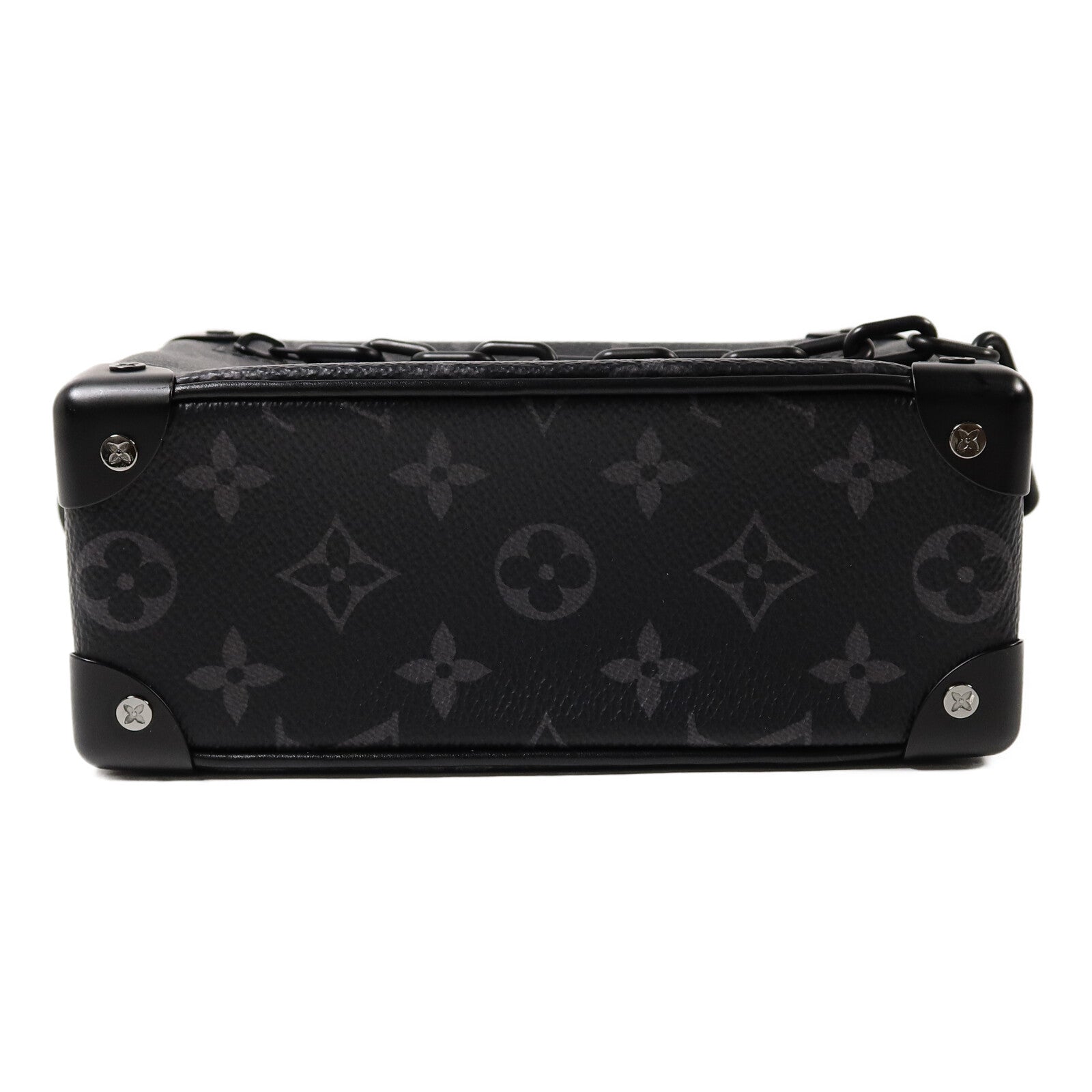 LOUIS VUITTON Monogram Eclipse Mini Soft Trunk肩背袋