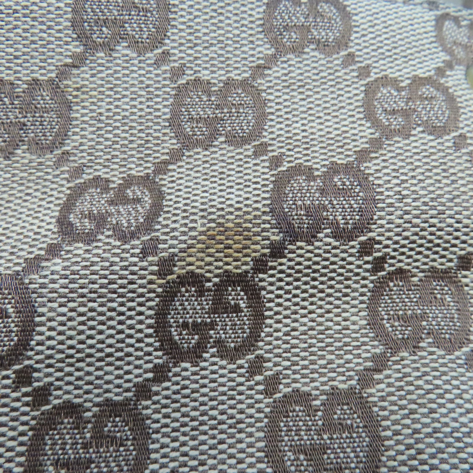 GUCCI 帆布Shoulder Bag金扣肩背袋啡色