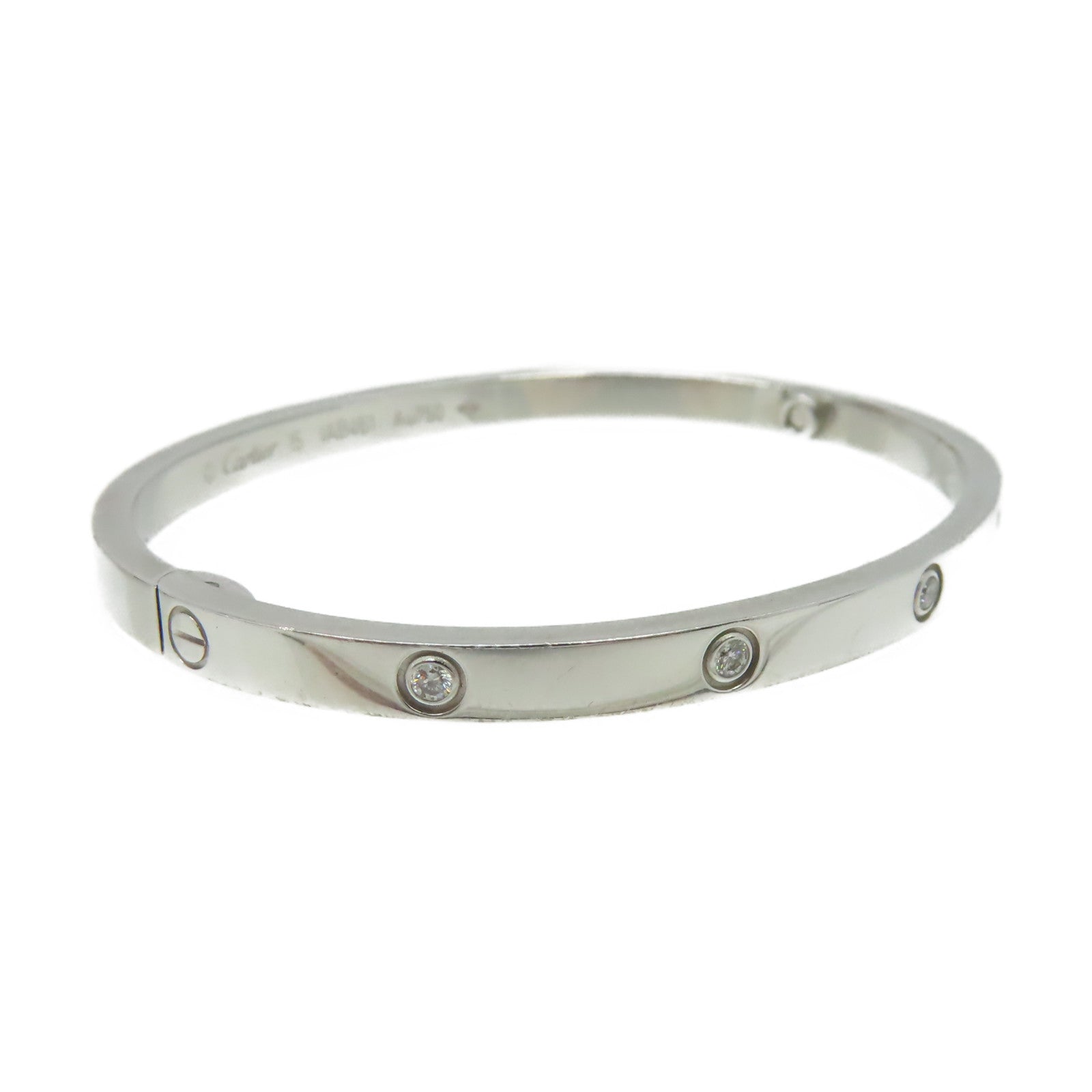 CARTIER **【激減優惠】18K白金/鑽石Love Bracelet 10pcs Diamond Bracelet手鏈#15