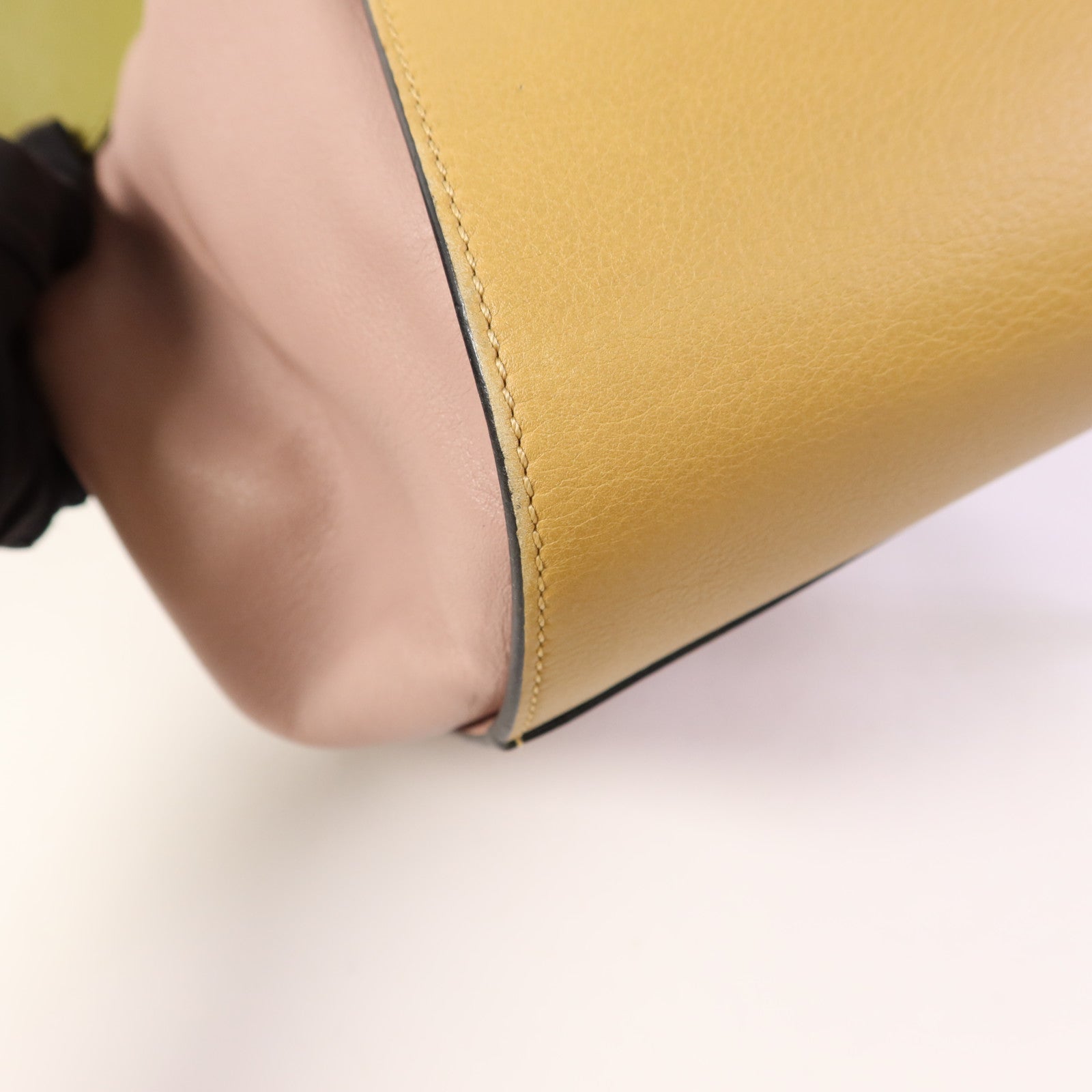 LOEWE 牛皮皮革Hammock Small Bag銀扣手挽袋