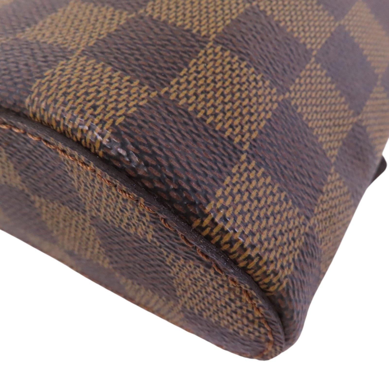 LOUIS VUITTON Damier Ebene Geronimo金扣腰包肩背兩用袋