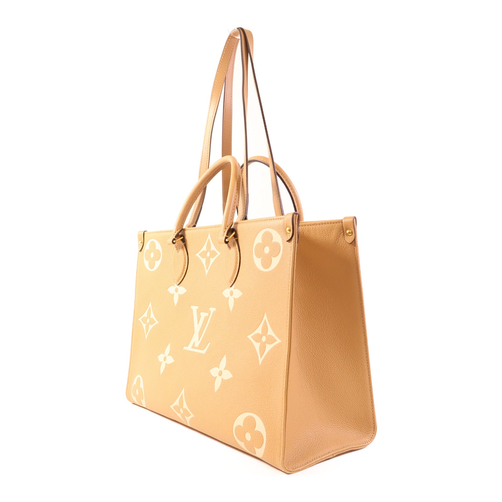 LOUIS VUITTON Monogram Empreinte OnTheGo MM金扣手挽肩背兩用袋