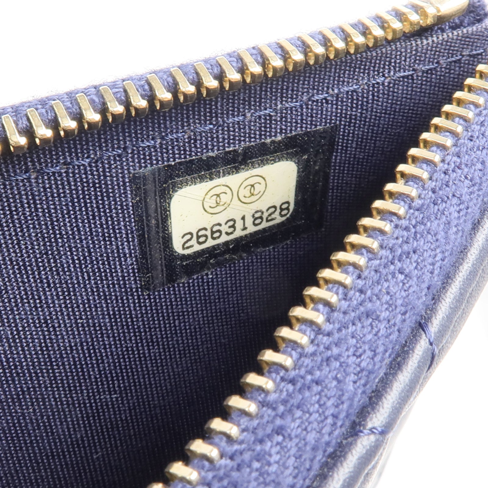 CHANEL 羊皮皮革Boy Zipper Long Wallet長錢包