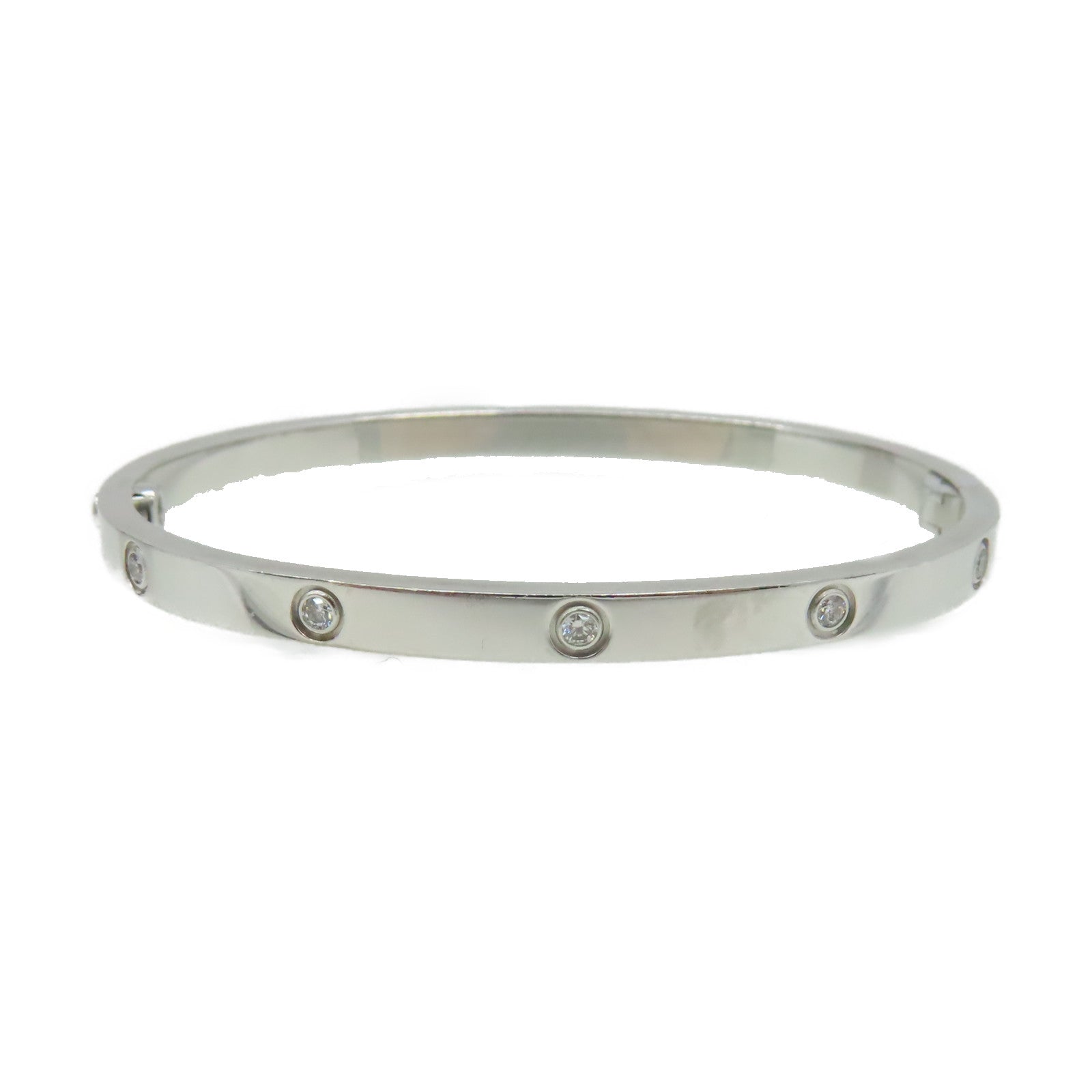 CARTIER **【激減優惠】18K白金/鑽石Love Bracelet 10pcs Diamond Bracelet手鏈#15