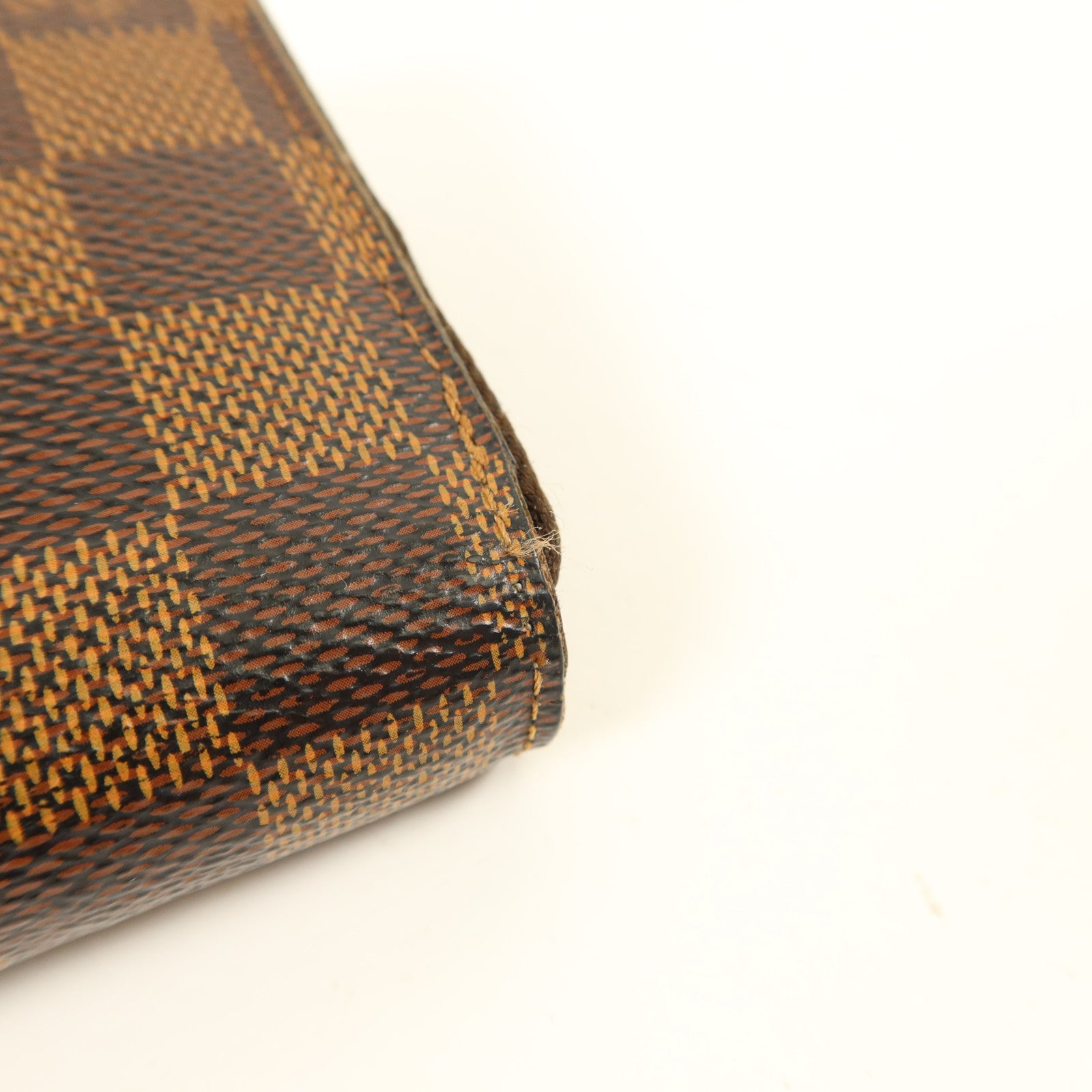 LOUIS VUITTON Damier Zipper Long Wallet金扣長錢包