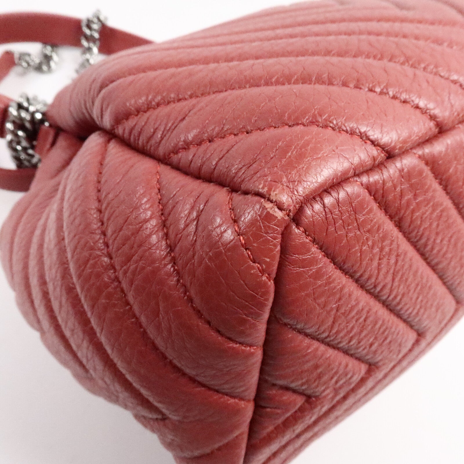 CHANEL 鹿皮皮革Bucket Bag手挽肩背兩用袋