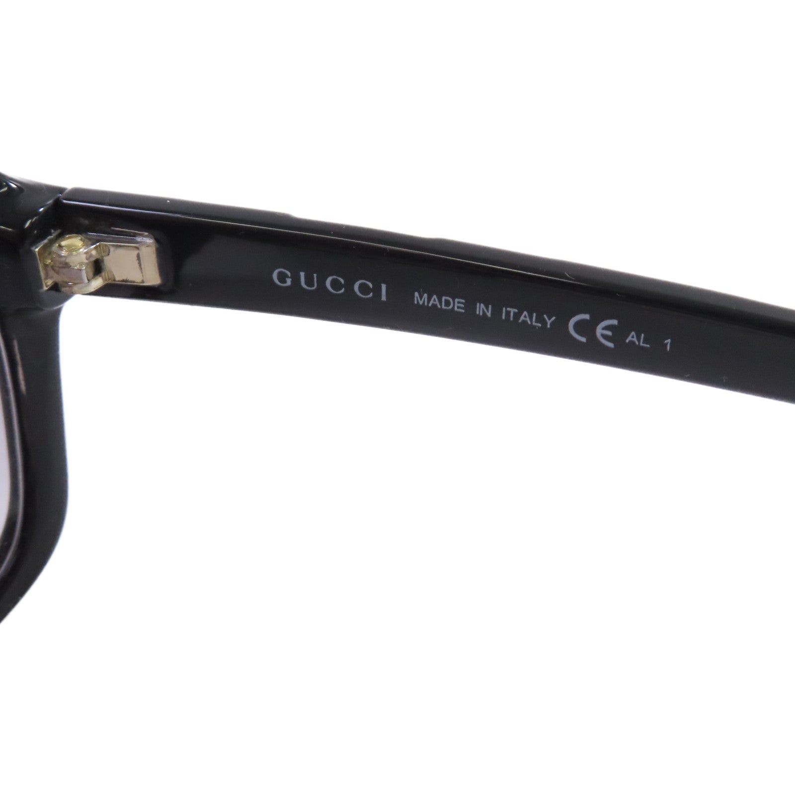 GUCCI PVC太陽眼鏡黑色