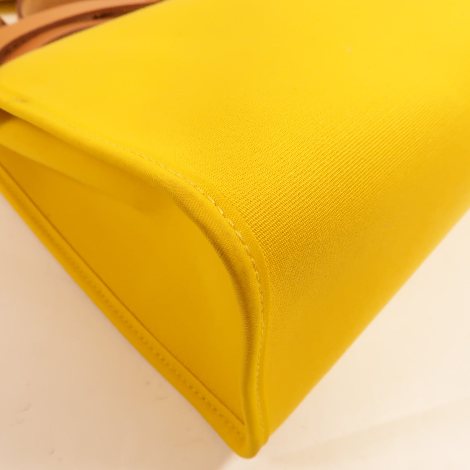 HERMES 帆布Herbag PM手挽肩背兩用袋Lime