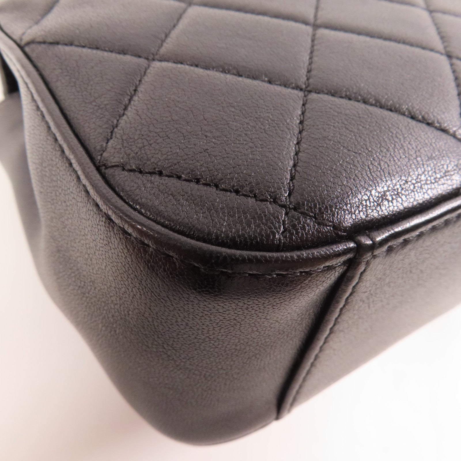 CHANEL 牛皮皮革Shoulder Bag金扣手挽肩背兩用袋