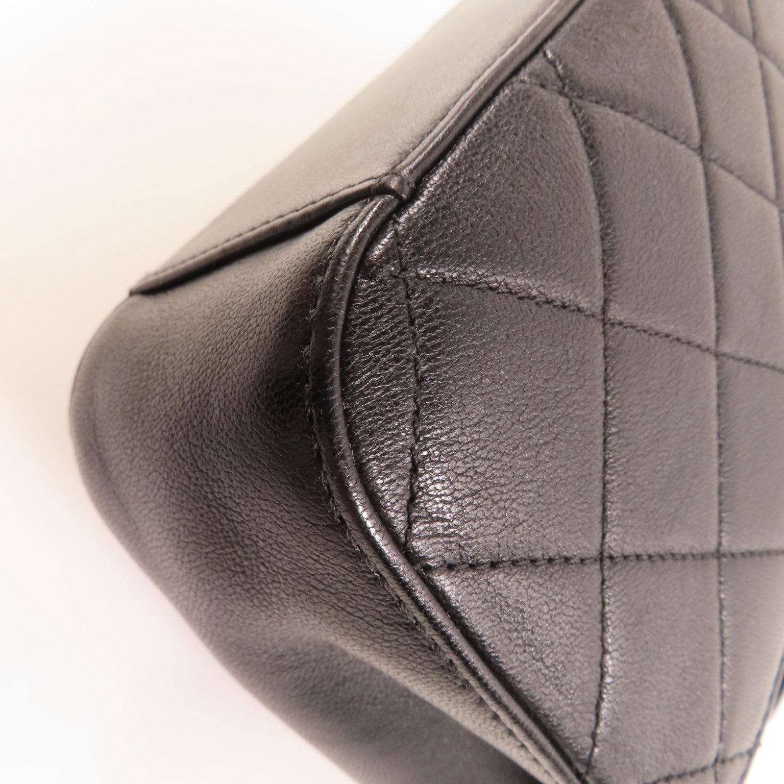 CHANEL 牛皮皮革Shoulder Bag金扣手挽肩背兩用袋