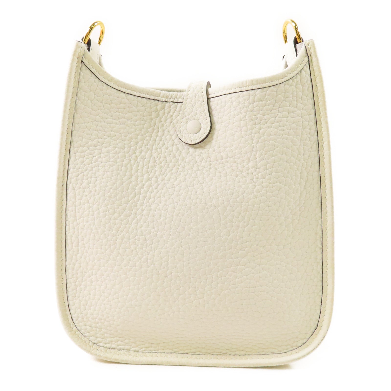 HERMES Clemence皮革Evelyne TPM金扣肩背袋