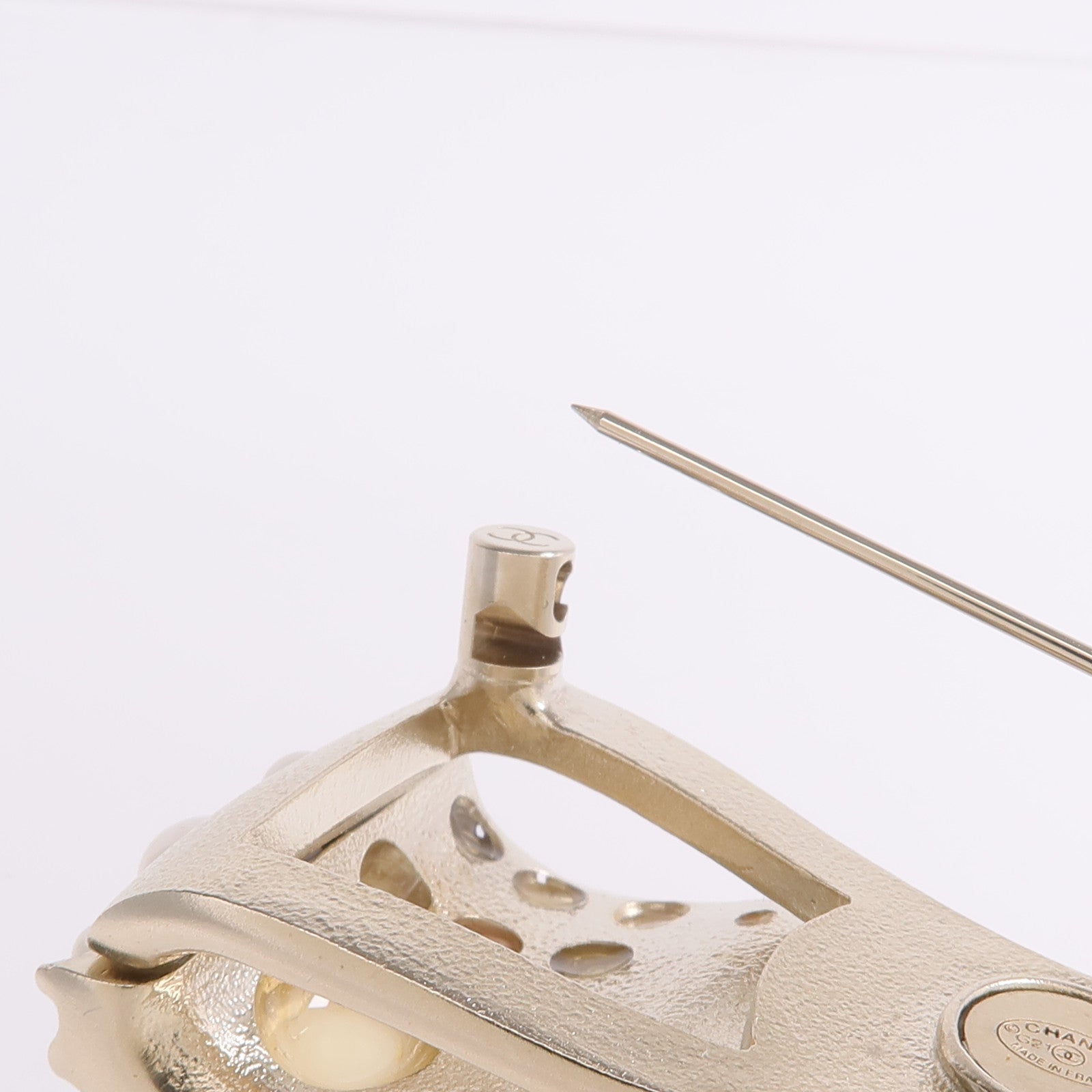 CHANEL PVC/金屬Brooch胸針