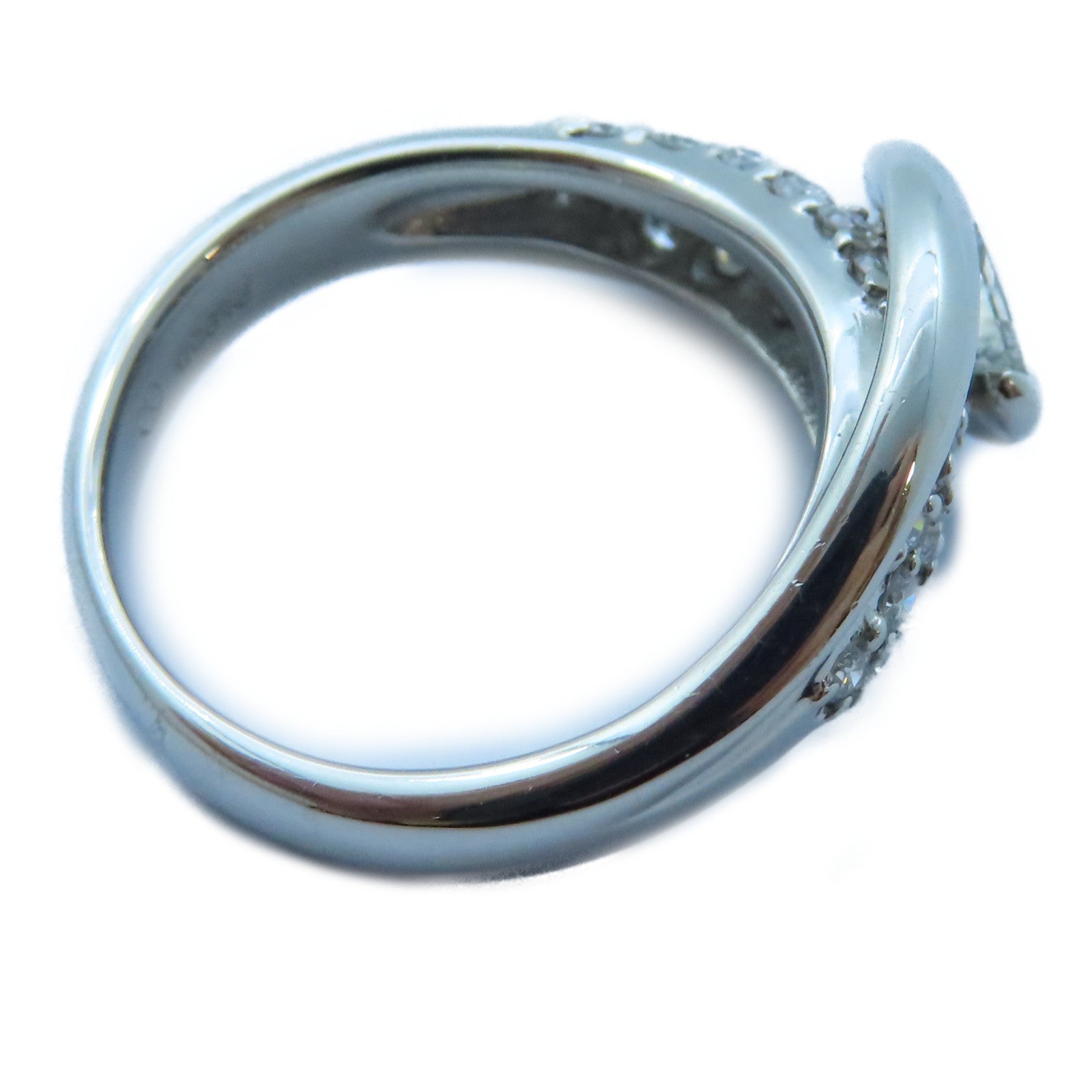 JEWELRY PT900白金Diamond Ring 0.53ct/0.60ct鑽石戒指US#6