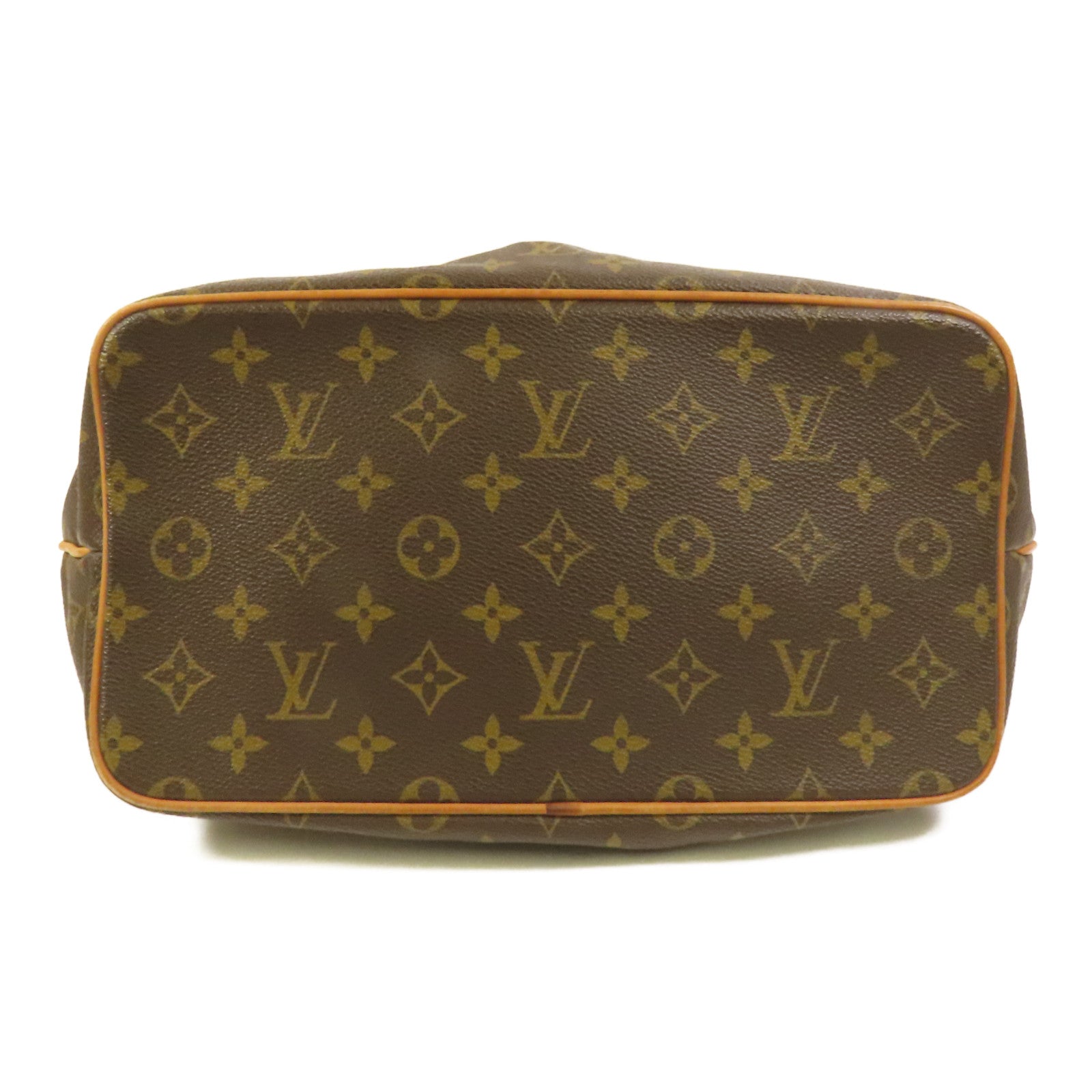LOUIS VUITTON Monogram Palermo PM金扣手挽肩背兩用袋棕色
