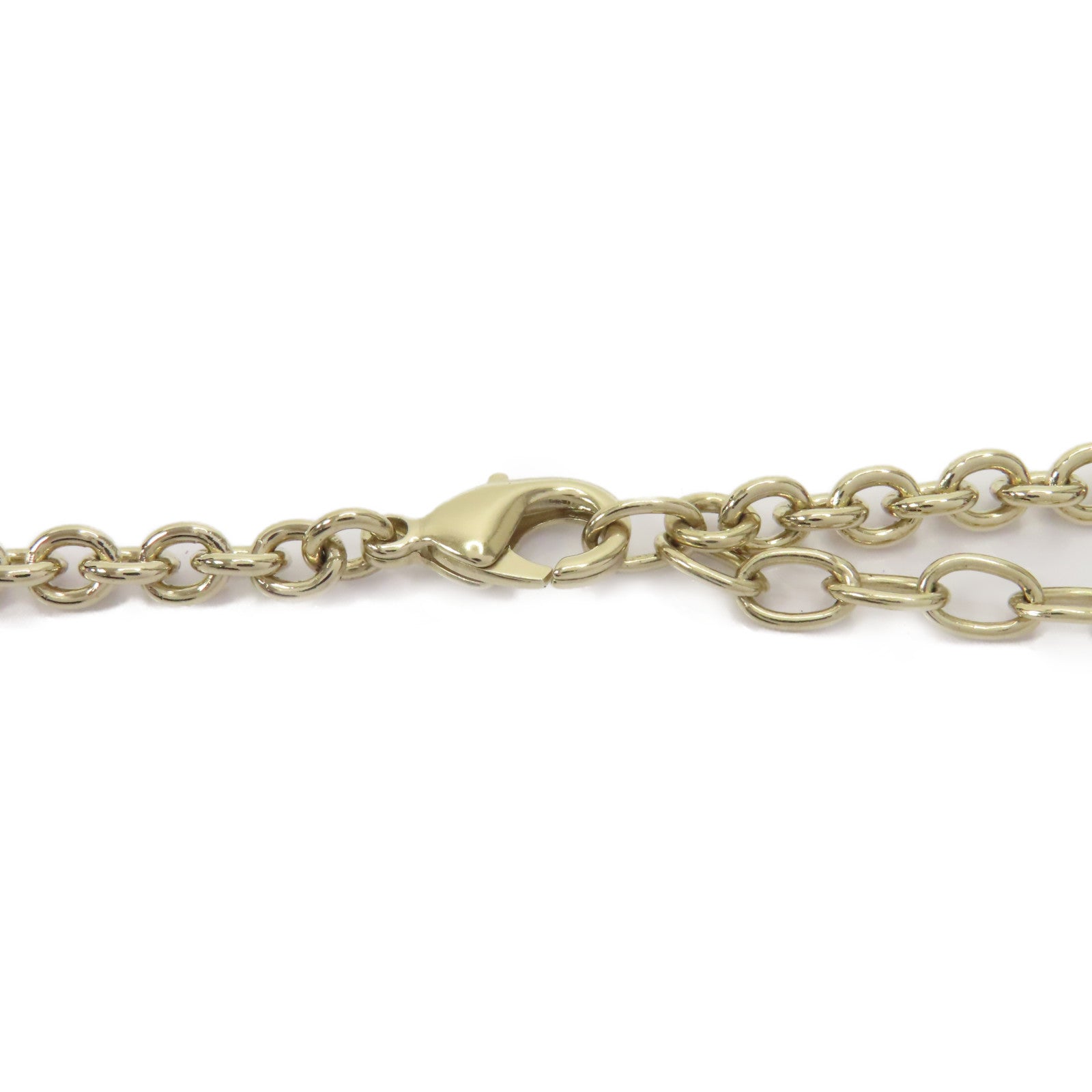 CHANEL PVC/金屬Necklace項鍊白色/金色