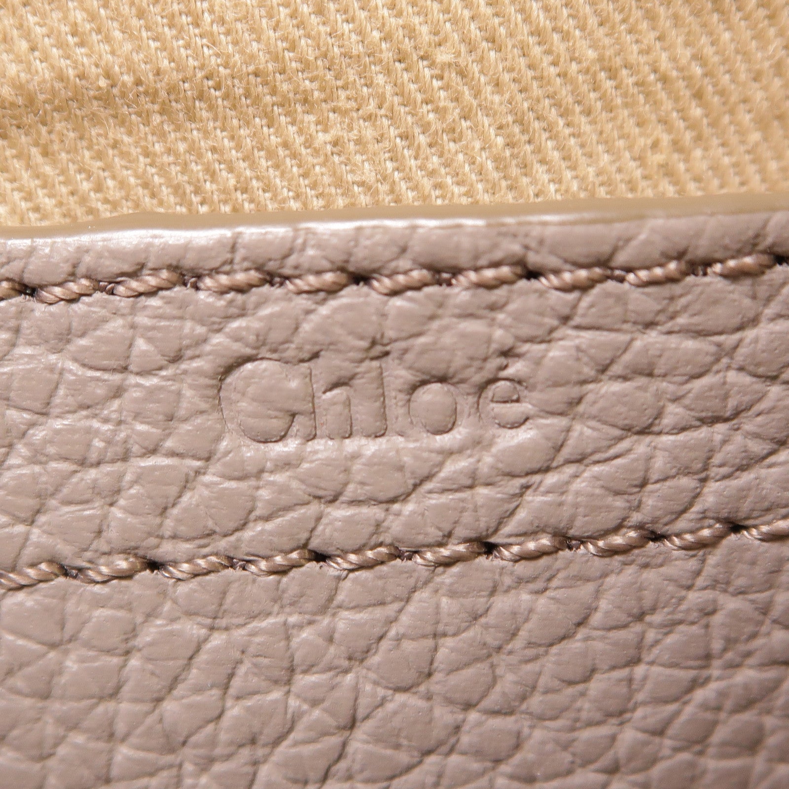 Chloe 牛皮皮革Shoulder Bag金扣肩背袋