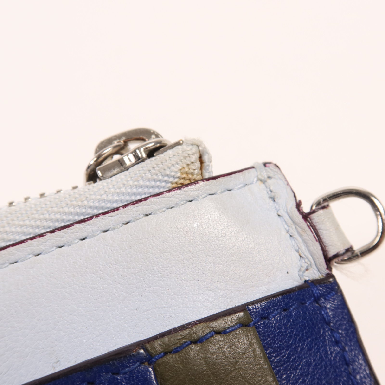 Dior 牛皮皮革Card Case銀扣卡片套